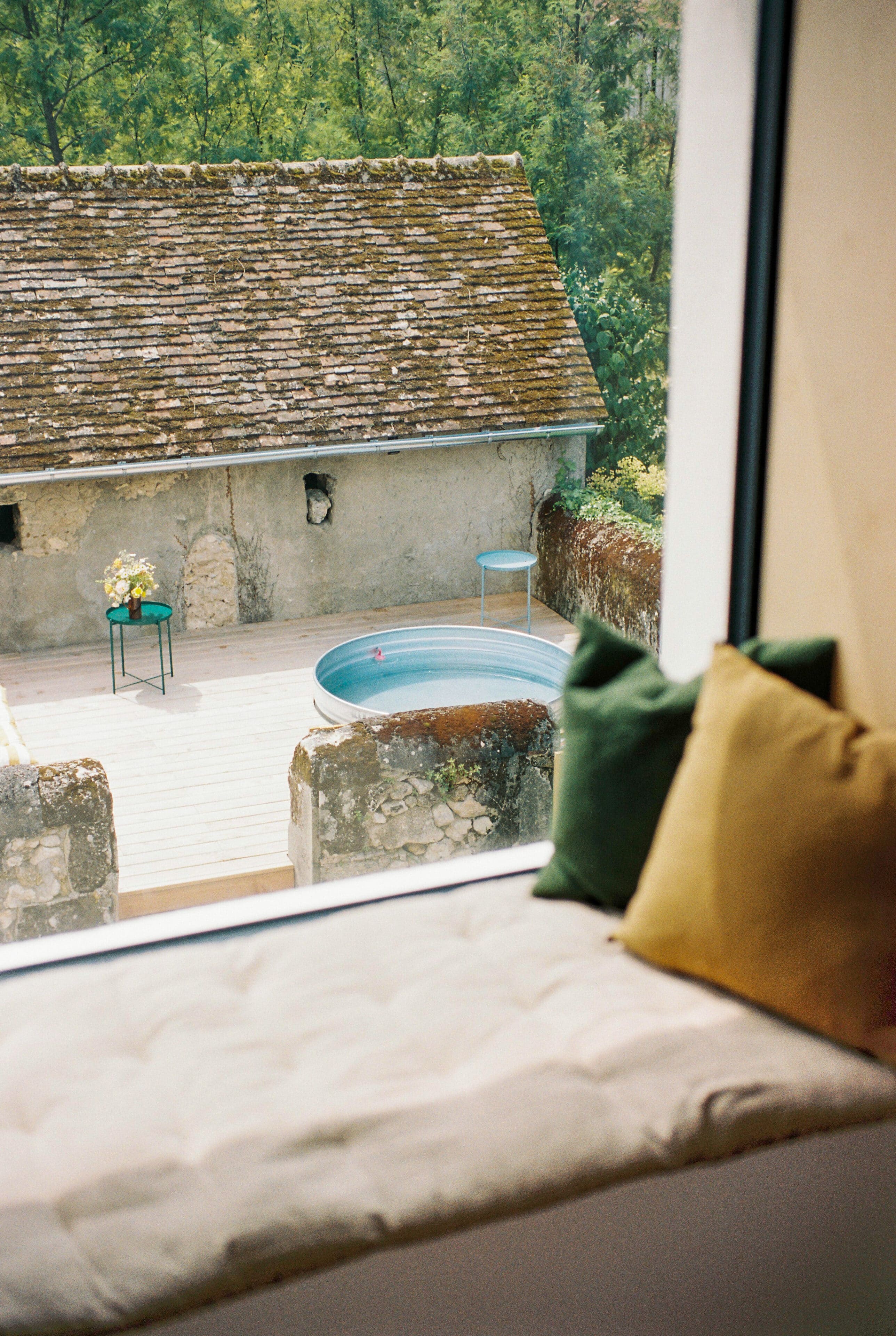 Fensterplatz mit Garten, Maison Le Détour