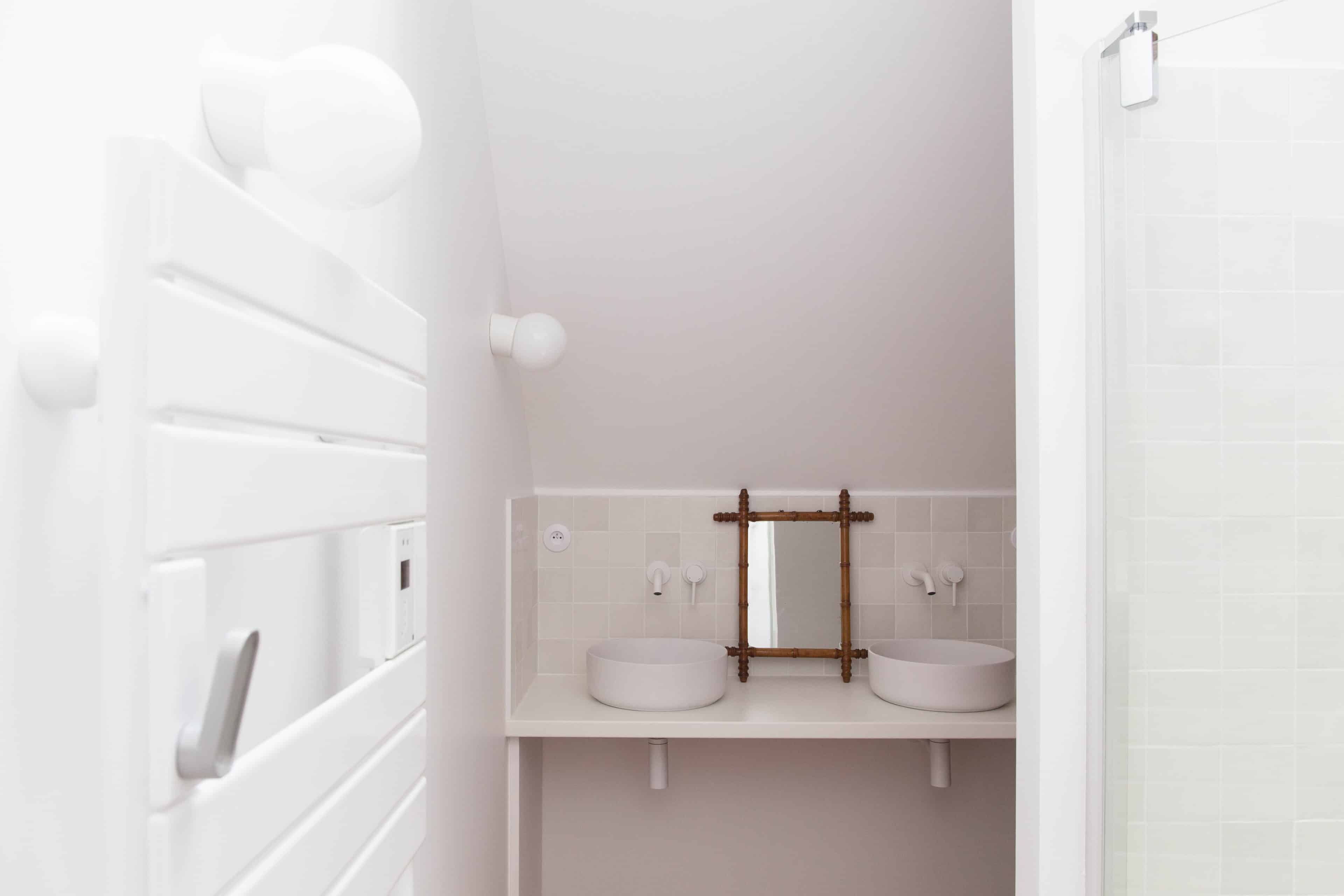 Badezimmer im Maison Le Détour