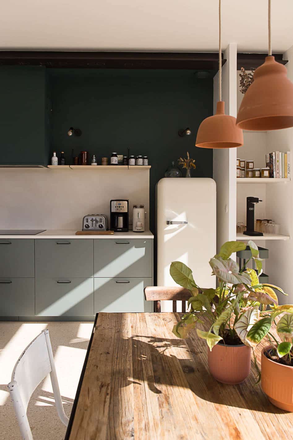 Küche im Maison Le Détour