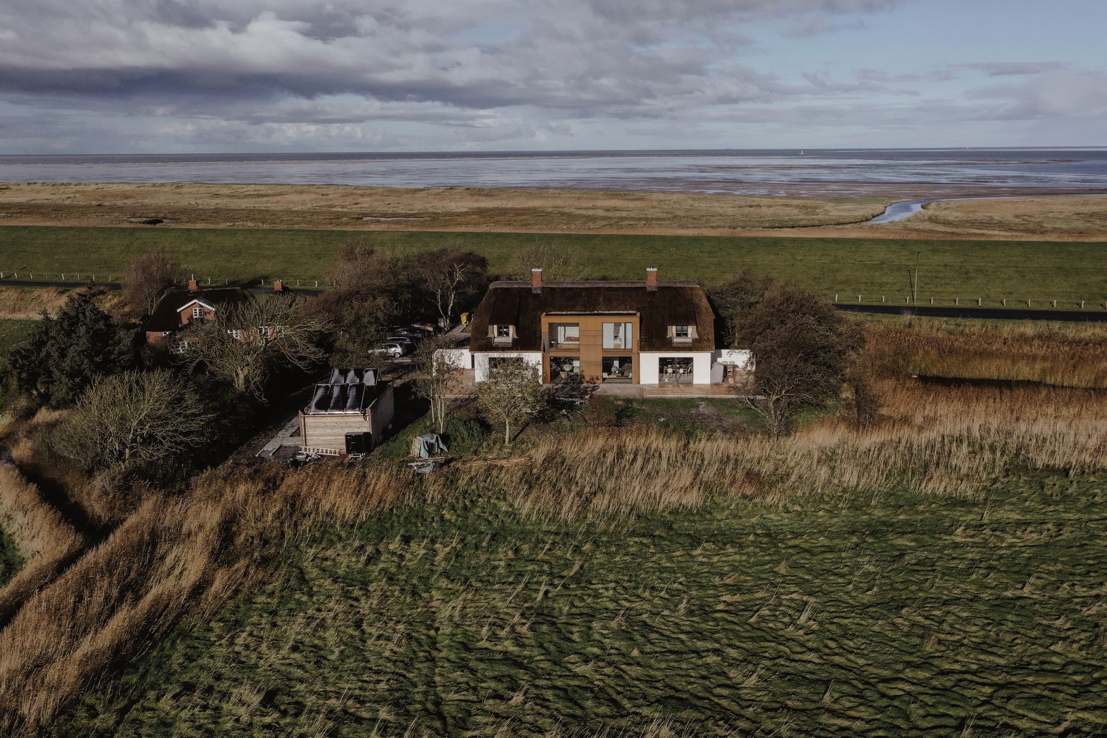 Blick von oben aufs NorderdiekHuus