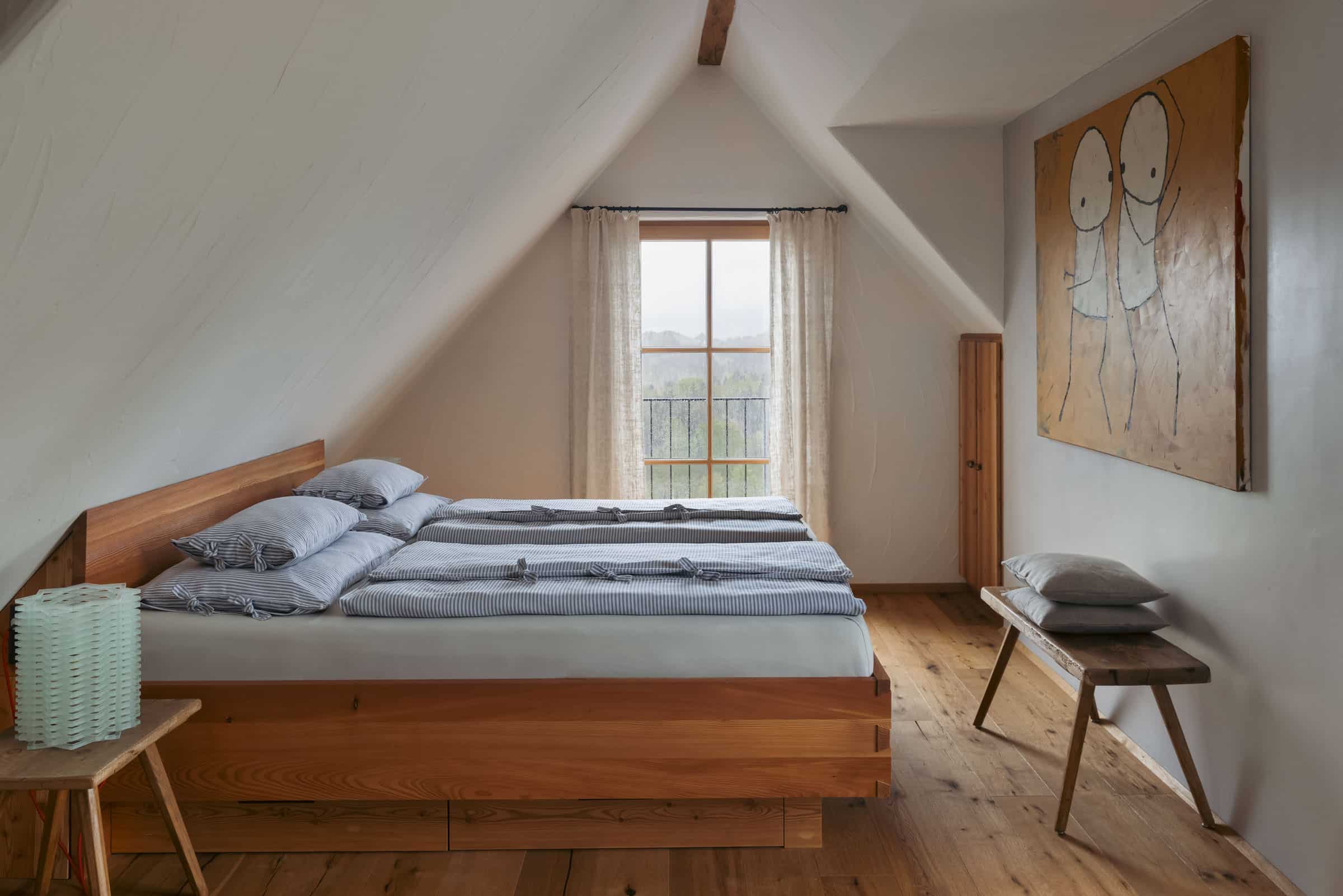 Doppelzimmer mit Bett, am Wildbachberg