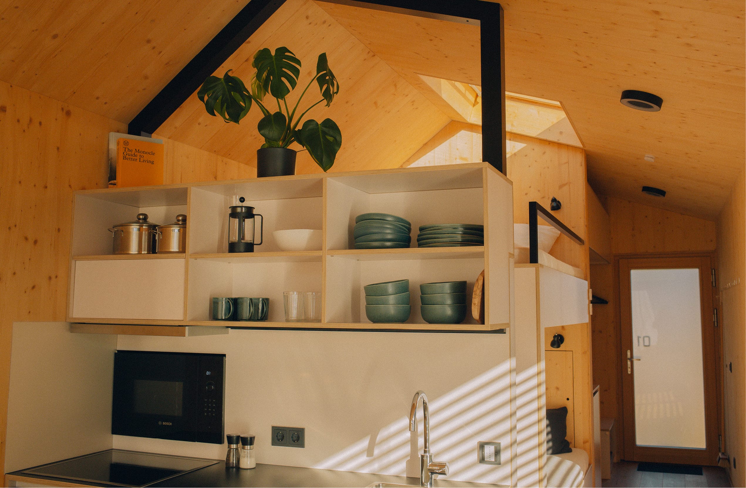 Küchenzeile im Tiny House