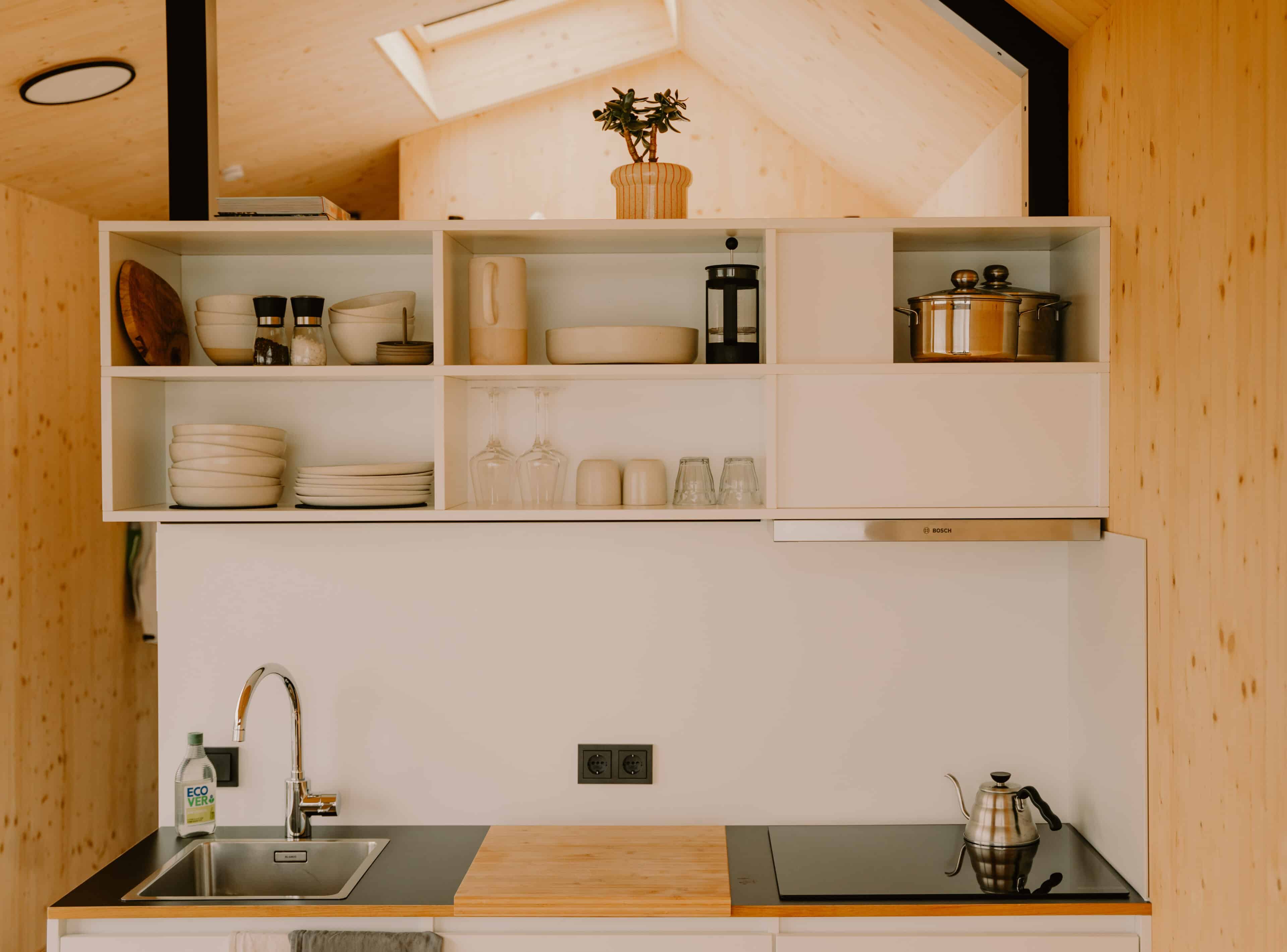 Küchenzeile im Tiny House