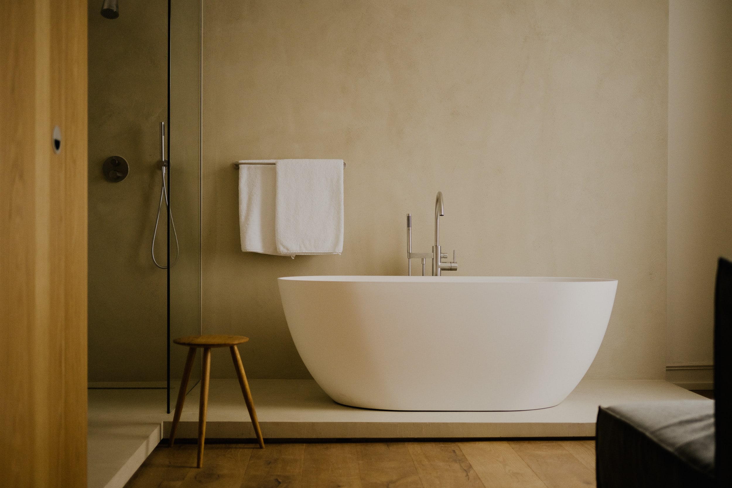 Freistehende Badewanne, BnB Das Edith