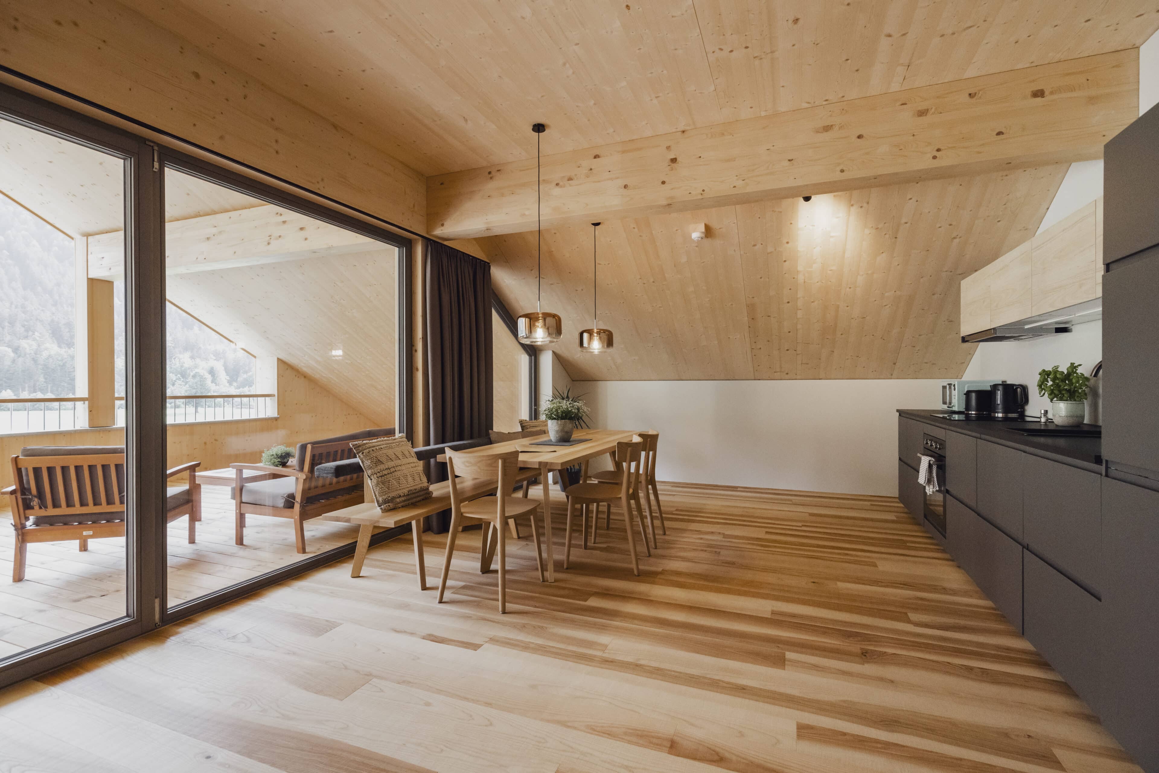 Apartment mit Küche