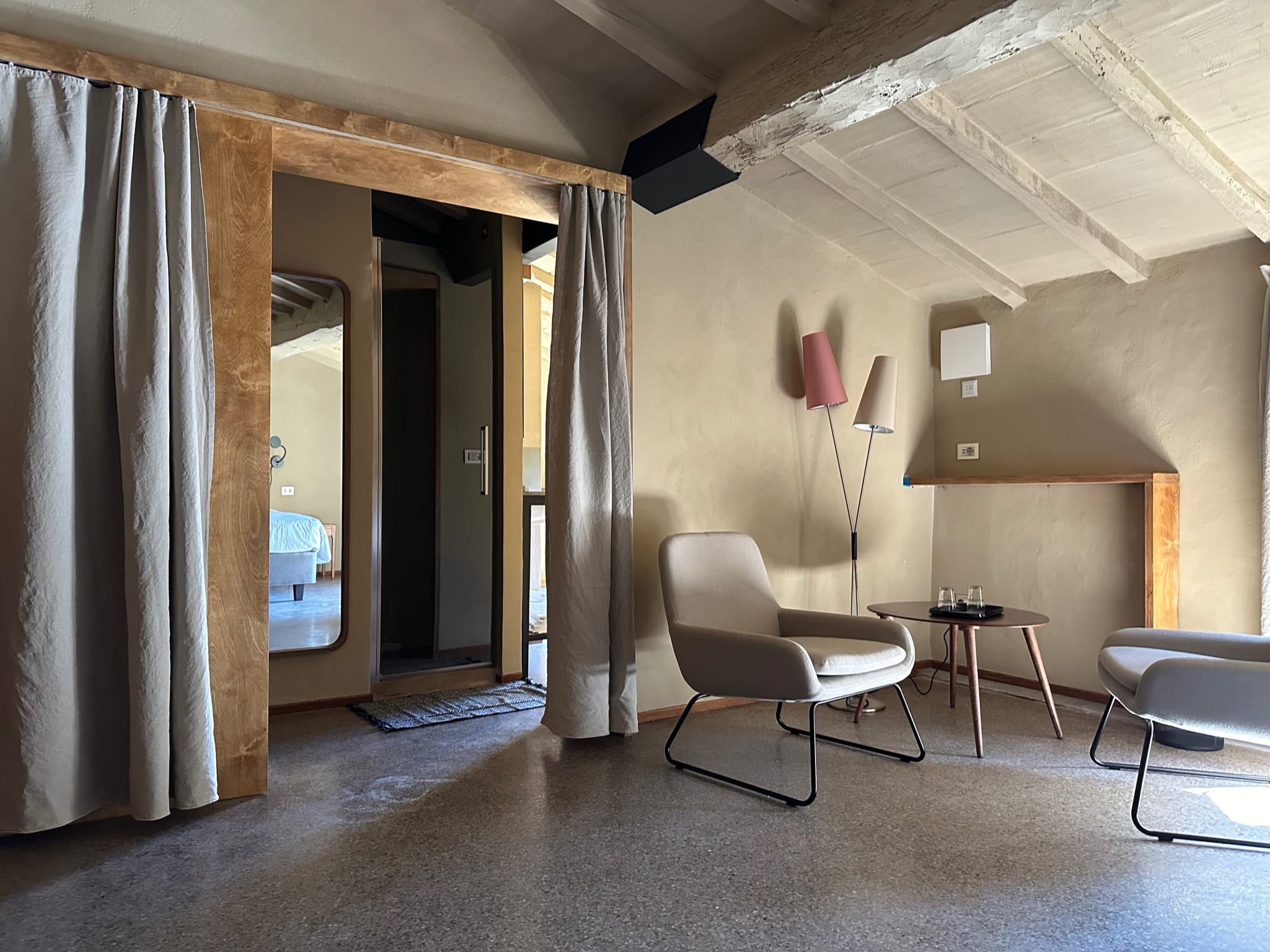 Apartment mit Sitzplatz im Palazzo