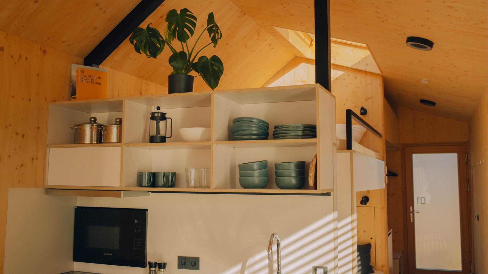 Küchenzeile im Tiny House