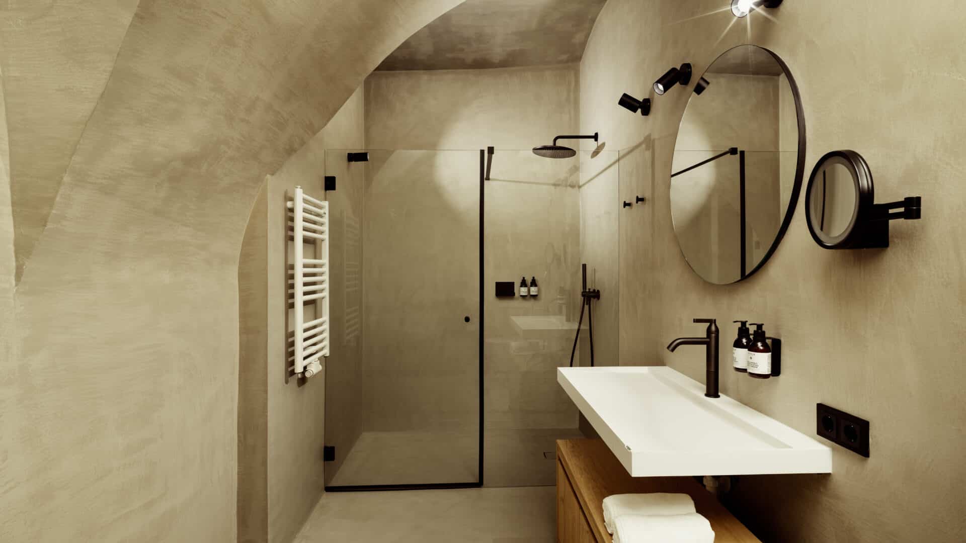 Badezimmer im Adler Historic Guesthouse