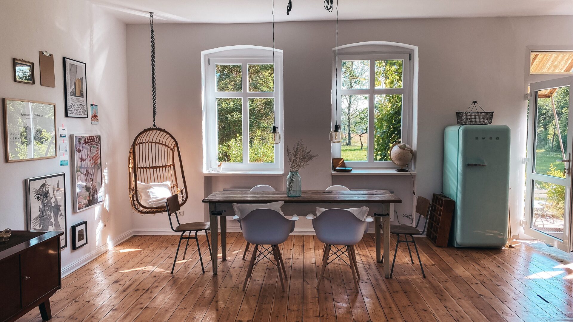 Wohnraum mit Ausblick im Alten Dorfhaus