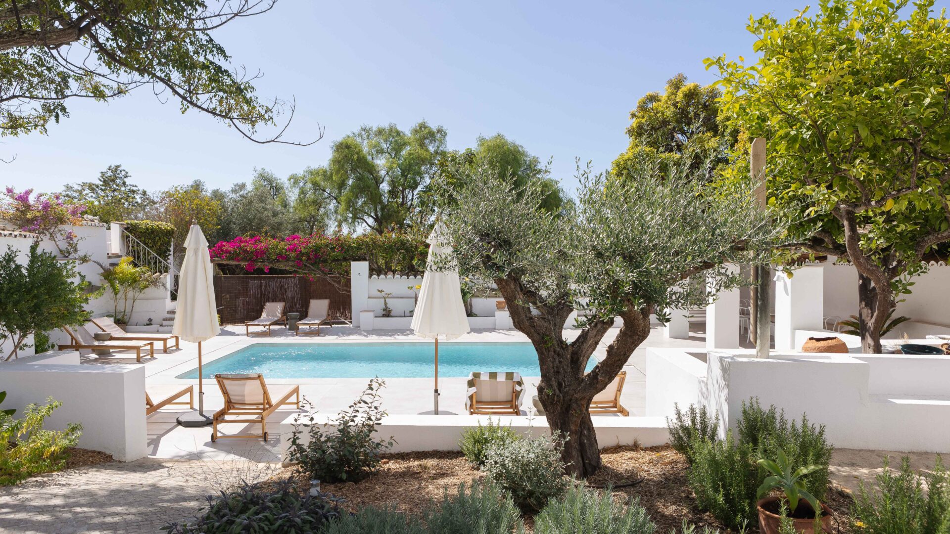 Pool am Ferienhaus âmago