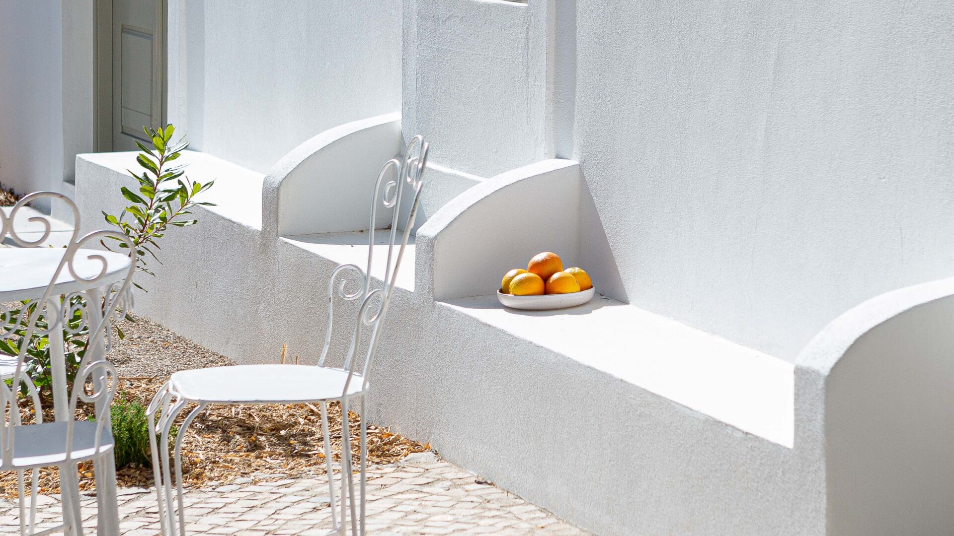 Terrasse vorm Ferienhaus âmago