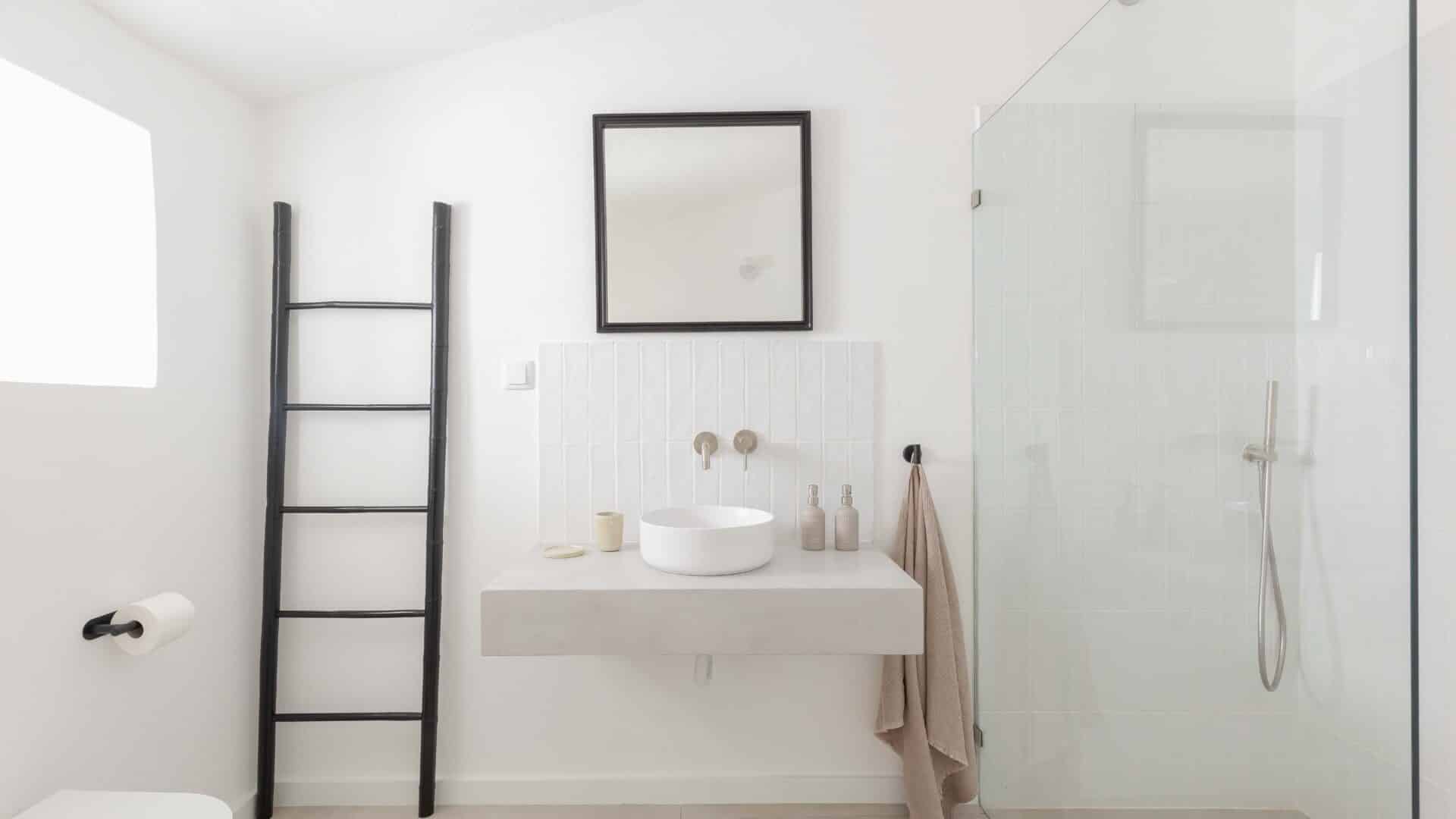 Badezimmer im Ferienhaus âmago