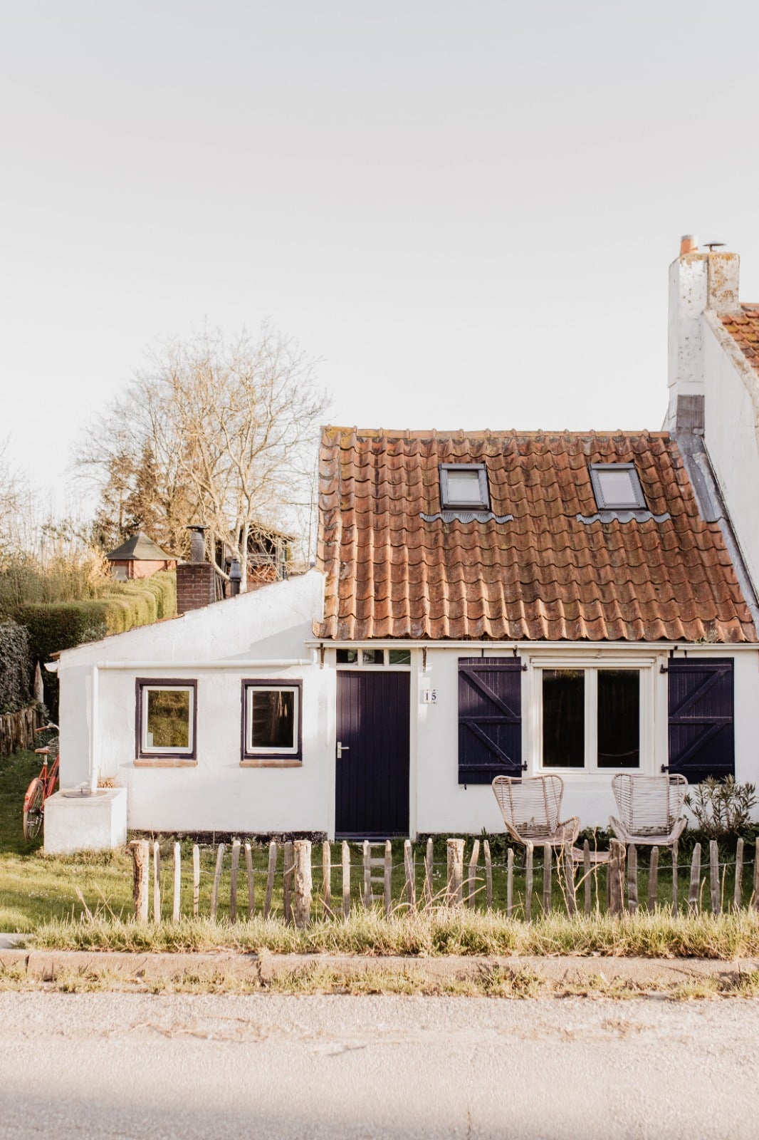 Hausfassade des Bakhuisje Zeeland