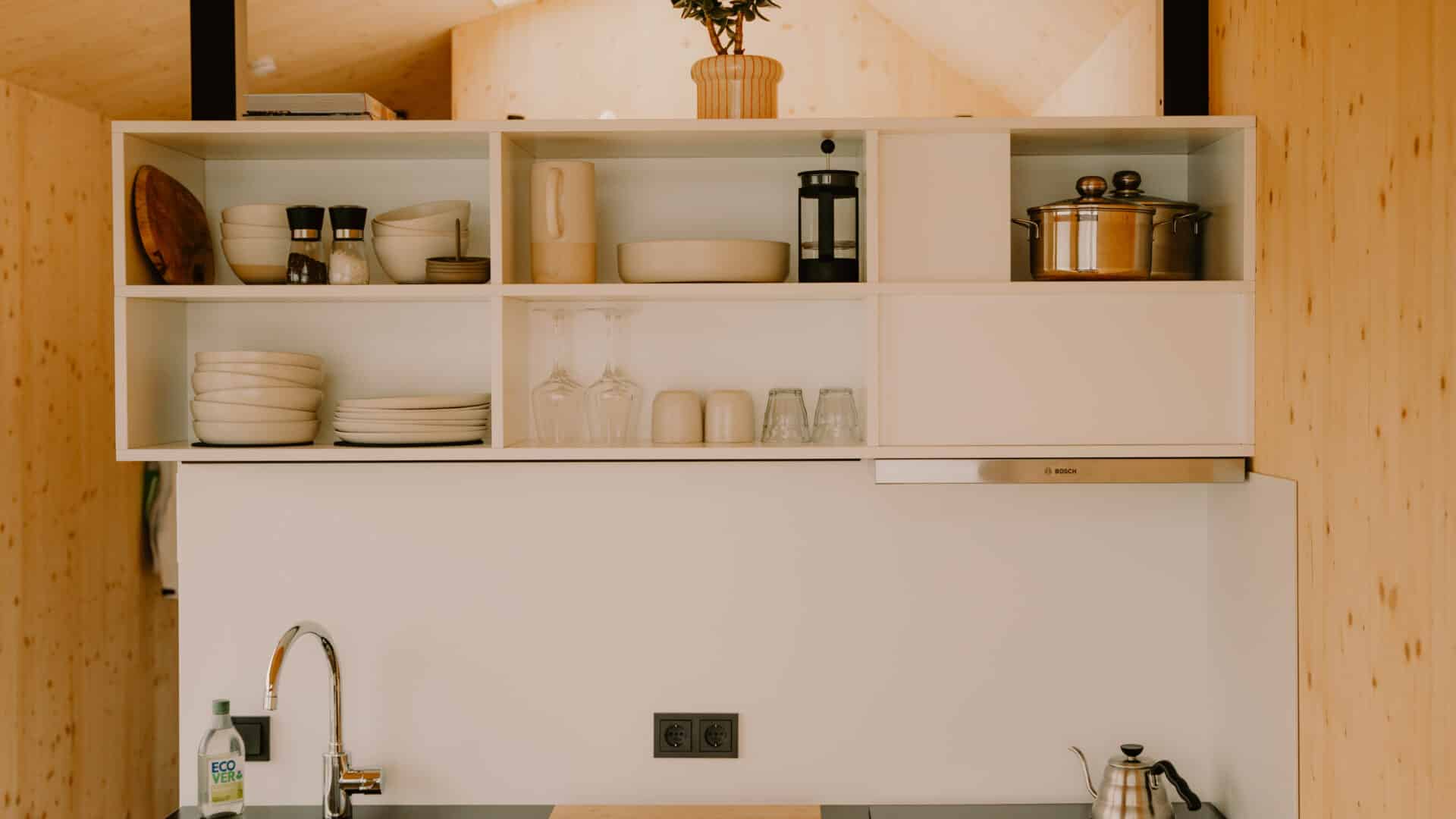Küchenzeile im Tiny House