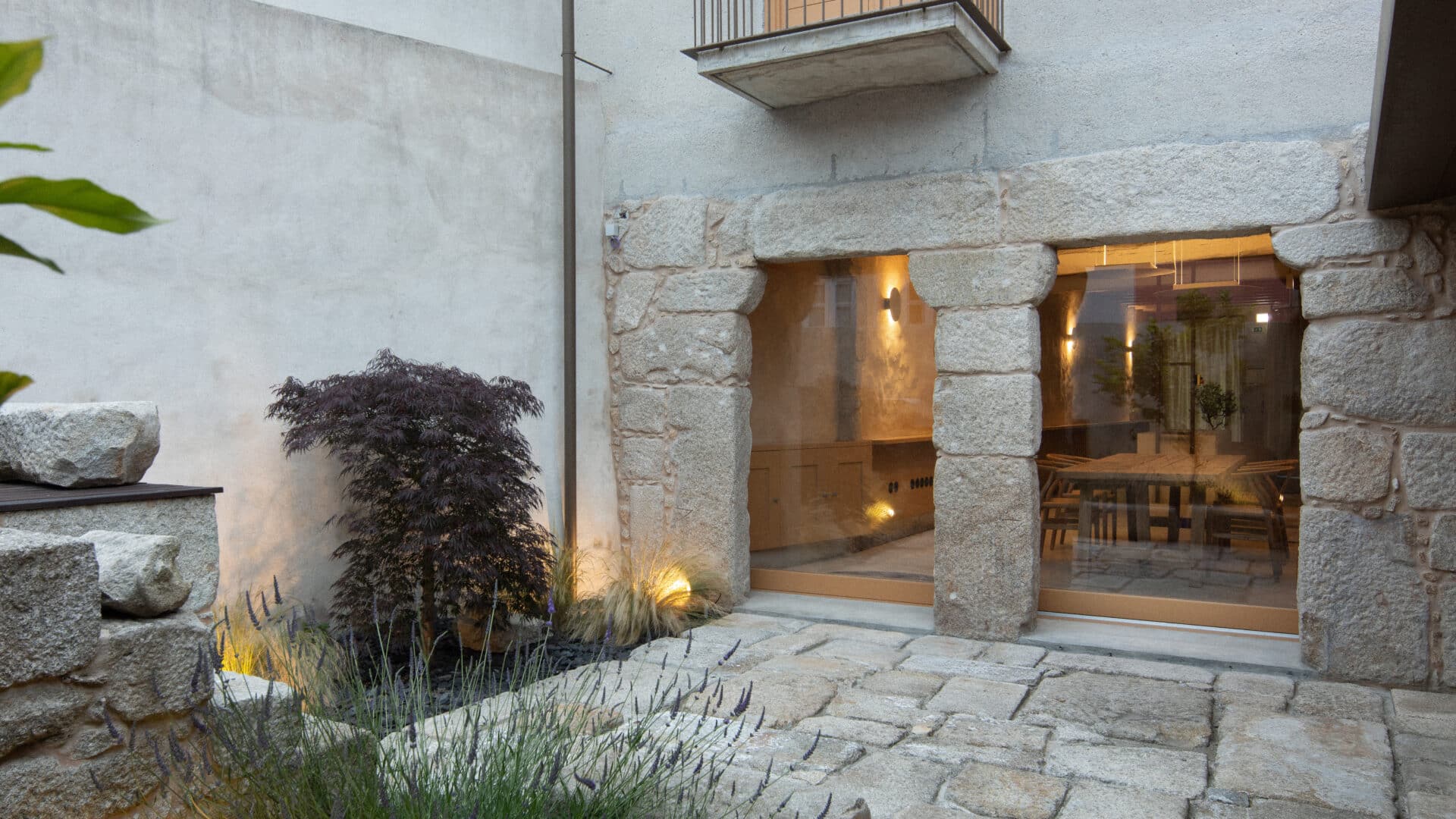 Outdoor-Platz im Hotel Na Travessa Suites