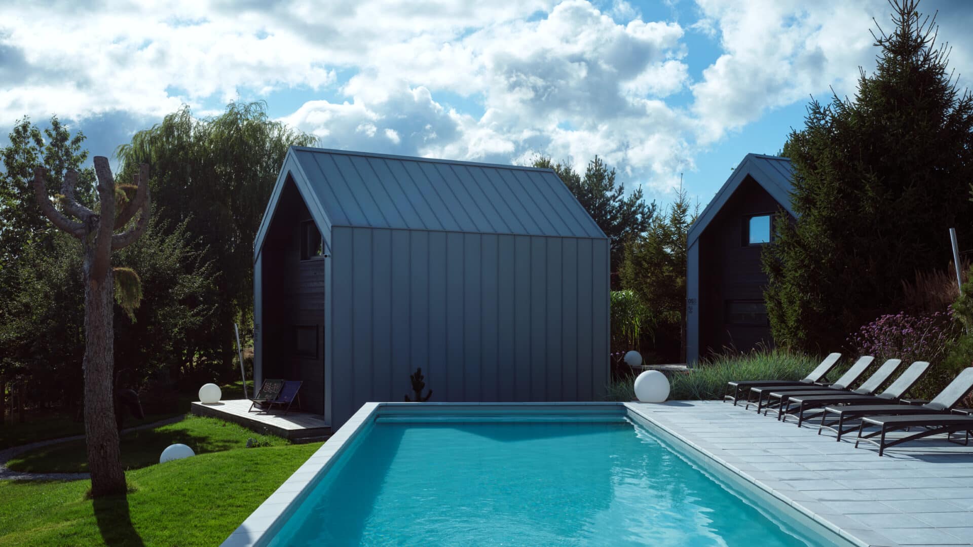 Haus und Pool