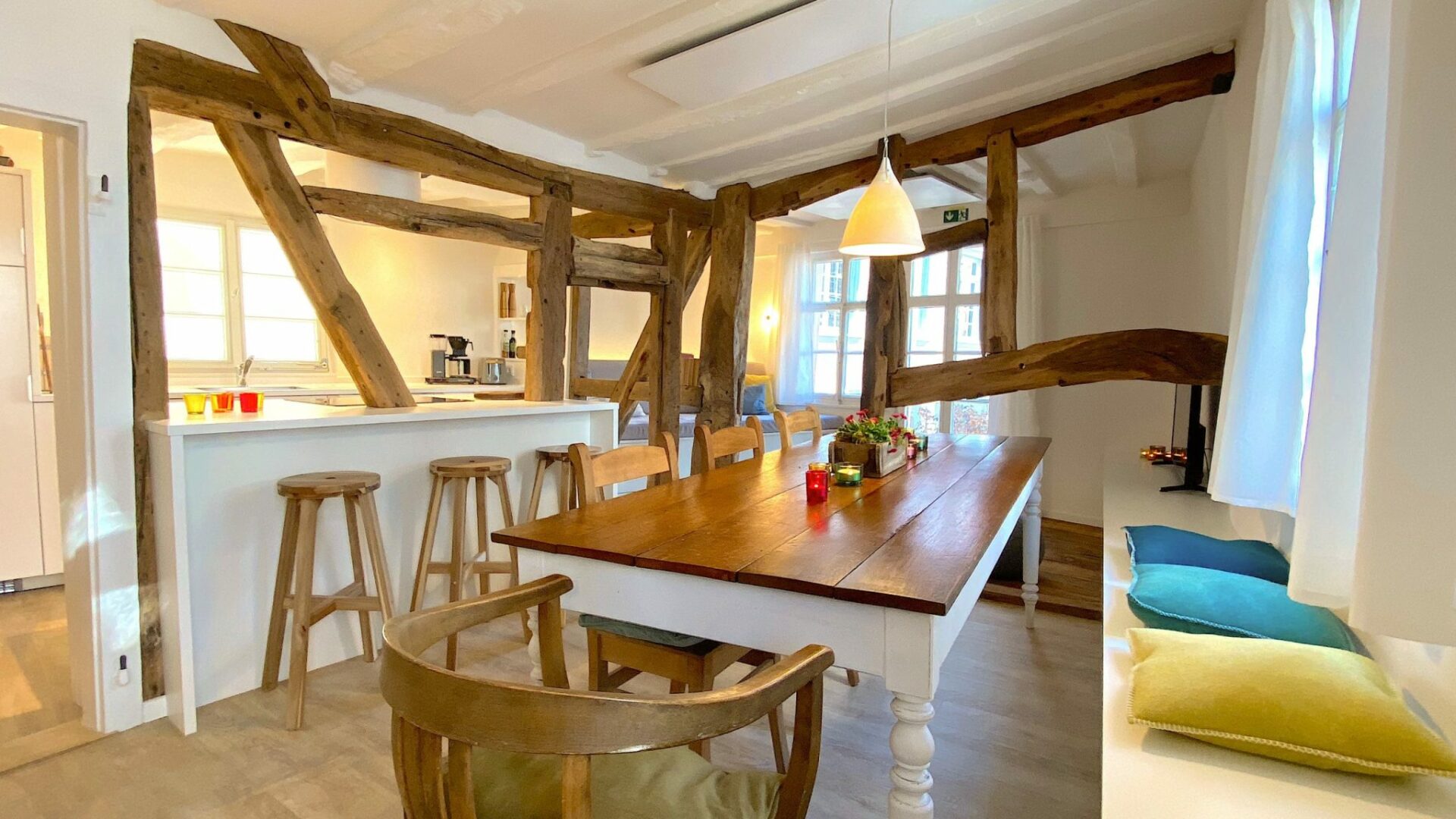 Auszeit, Ferienhaus, Fachwerkhaus, Monschau, Eifel, Design-Ferienhaus, Boutique-Hotel, Ferienunterkunft, Ferienwohnung, Architektur, Architektenhaus