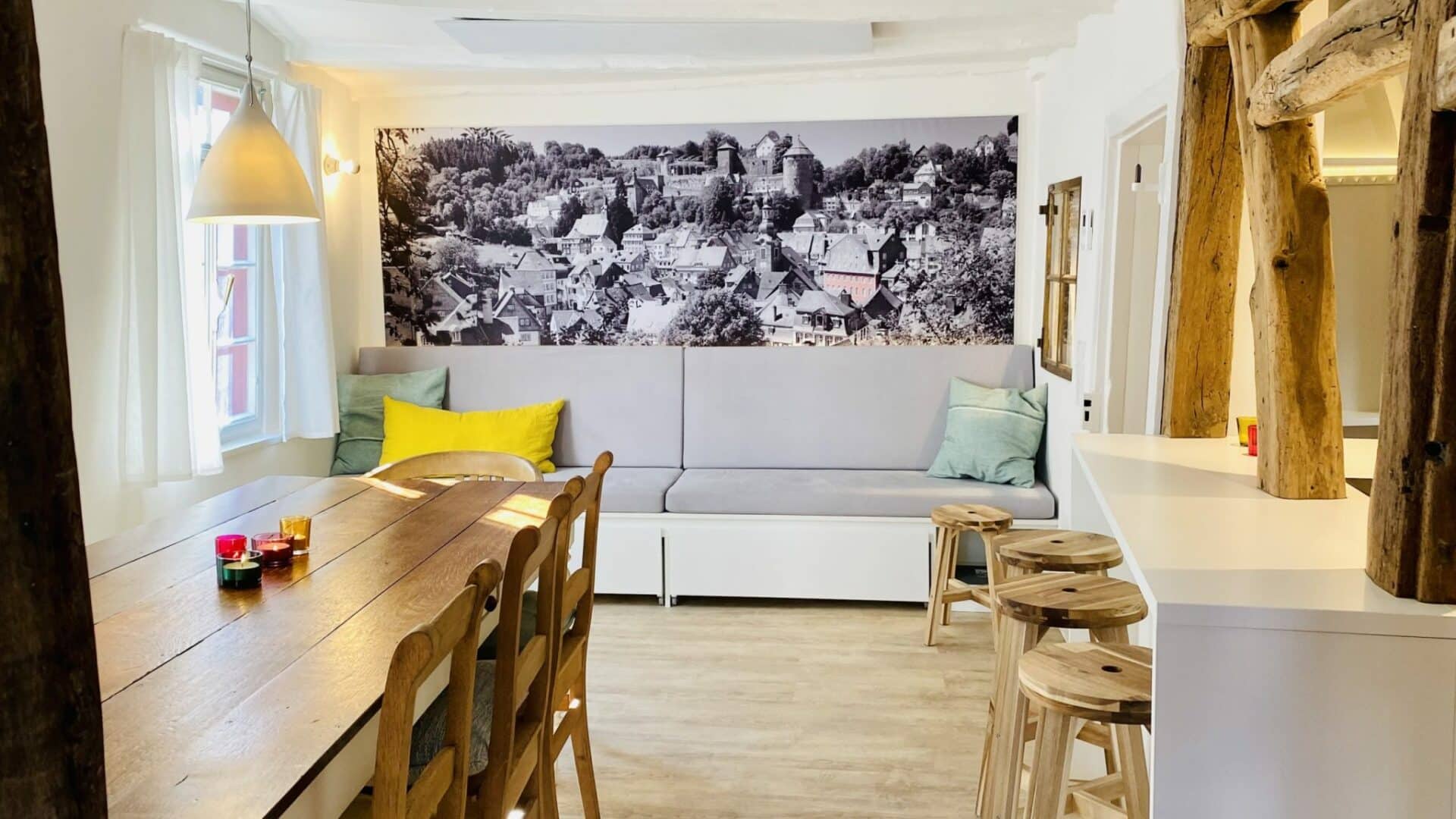Auszeit, Ferienhaus, Fachwerkhaus, Monschau, Eifel, Design-Ferienhaus, Boutique-Hotel, Ferienunterkunft, Ferienwohnung, Architektur, Architektenhaus