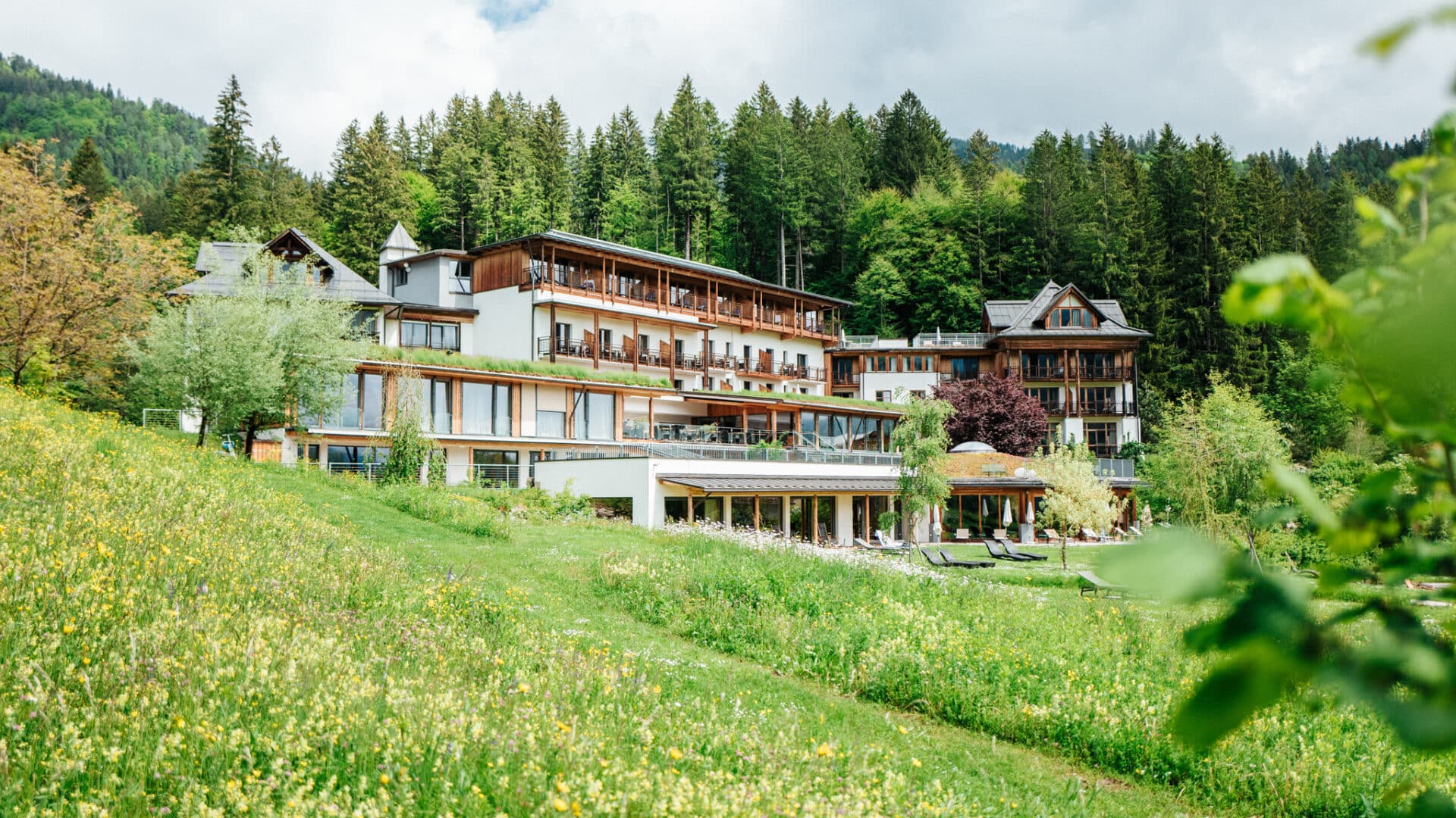 Blick auf das Boutique-Hotel Daberer
