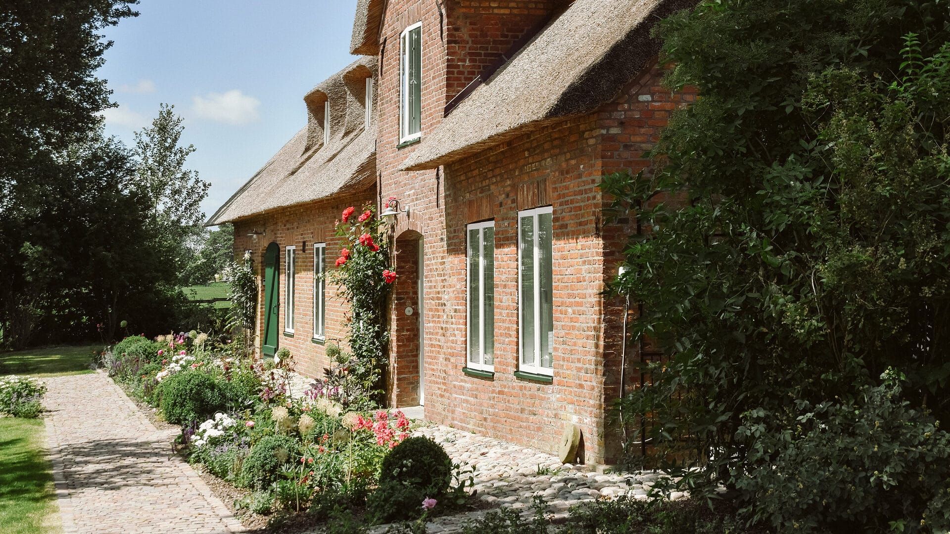 Huus Uelvesbüll, Ferienhaus an der Nordsee, Eiderstedt