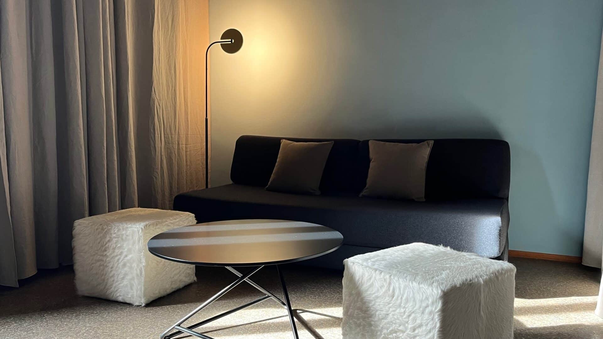 Sofaecke im Wohnzimmer des Palazzo
