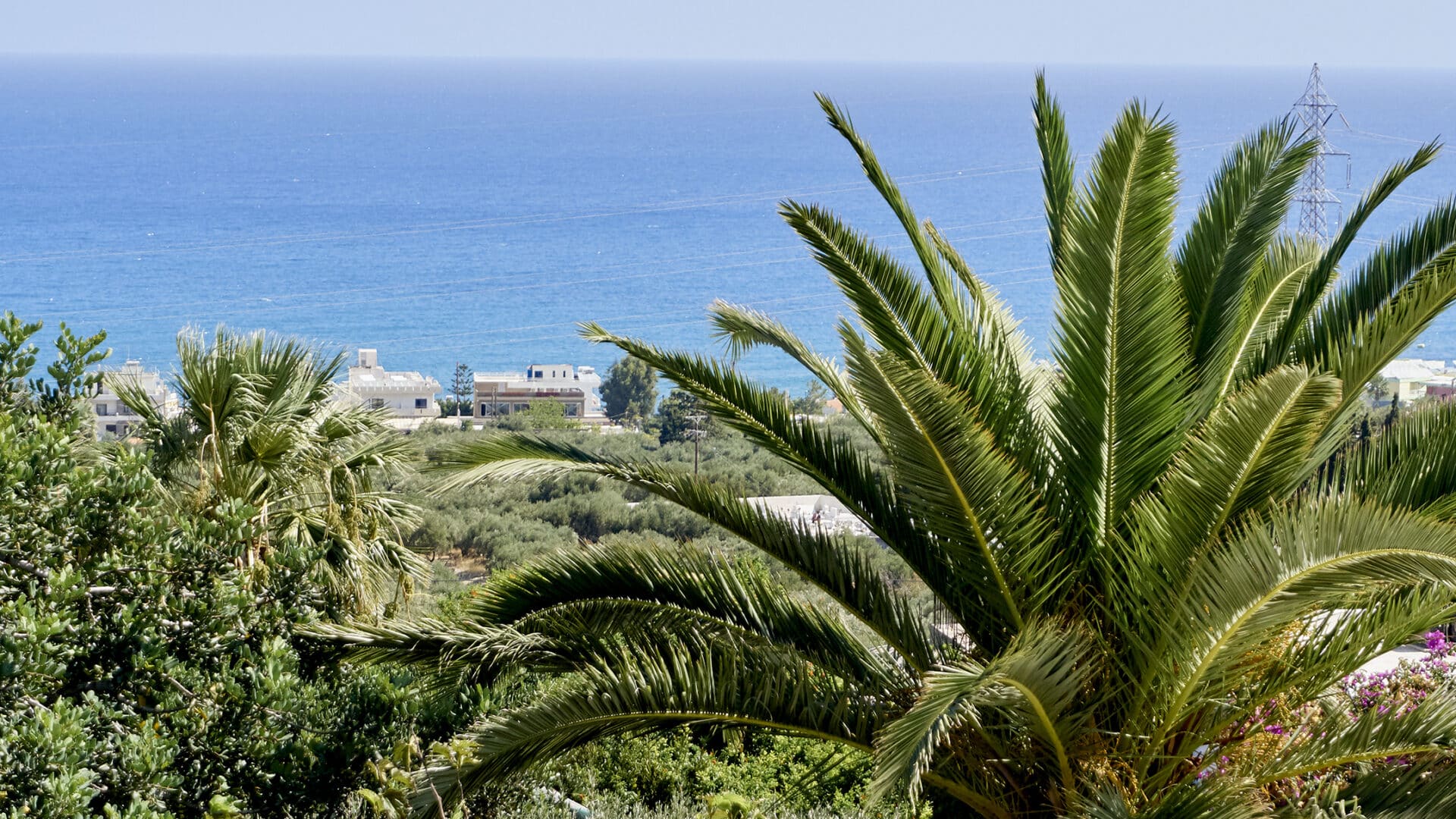 Blick aufs Meer vom Ippocampi Hotel