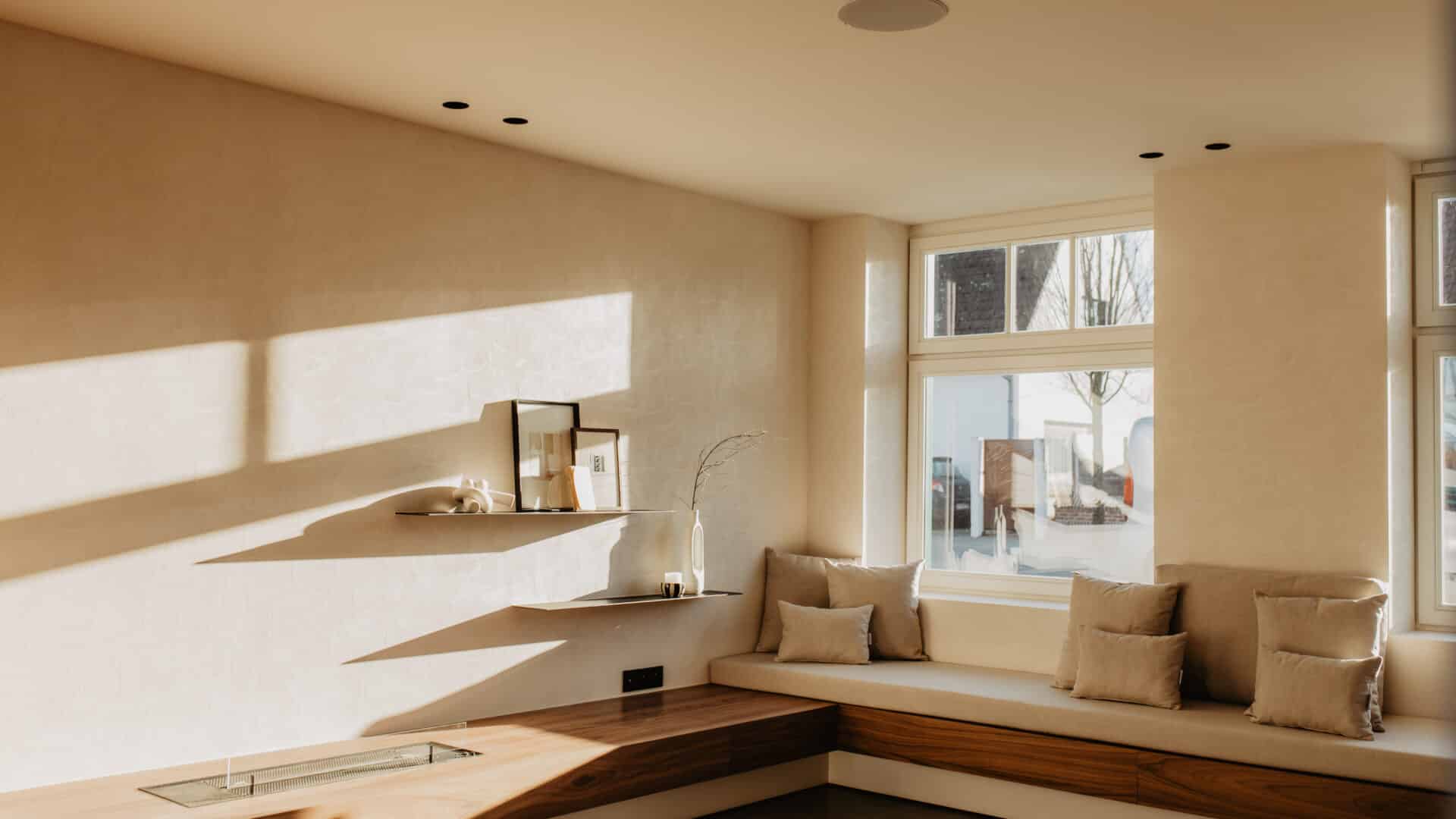 Wohnzimmer mit Eck-Couch