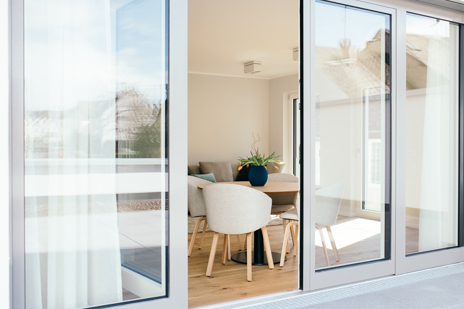 Design-Ferienwohnung, Mosel, moderne Architektur, Ferienhaus für Großfamilien Ferienhaus für Gruppen, Ferienhaus am Fluss, Ferienhaus am Wasser, Moselle region, Moselregion