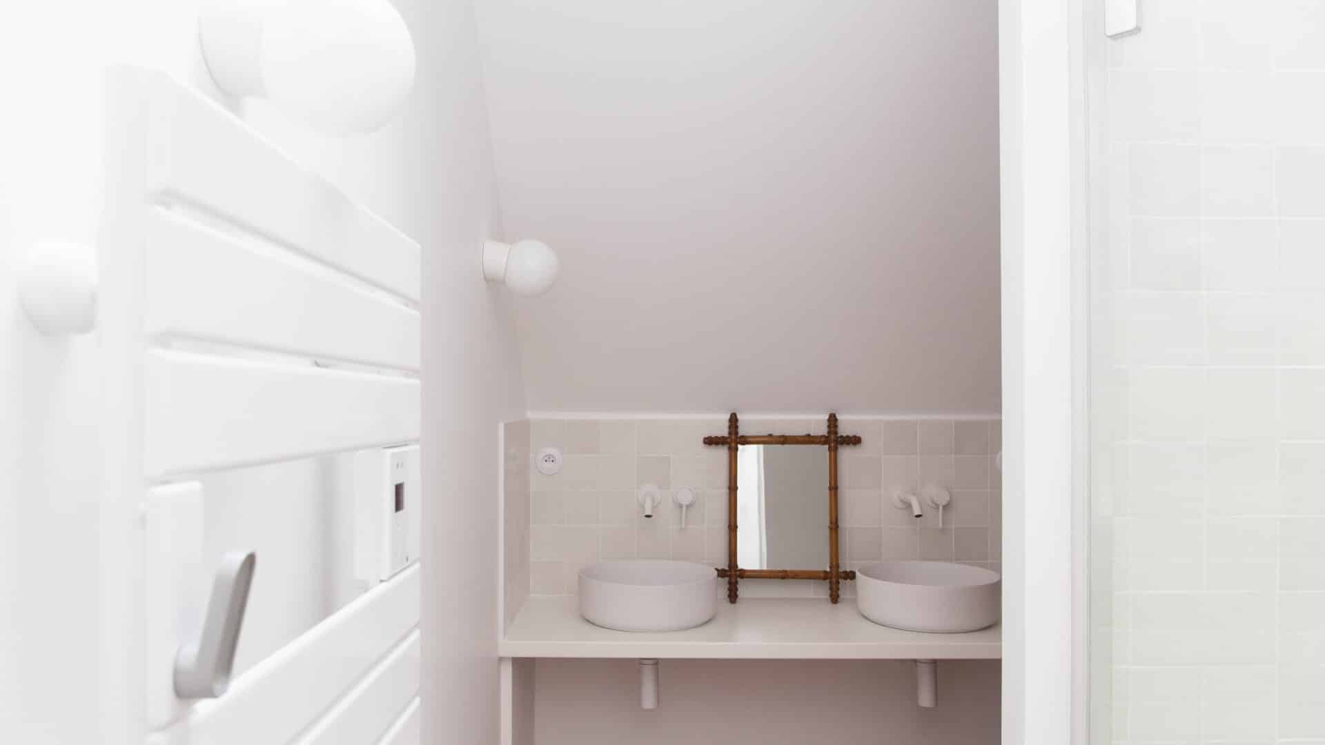 Badezimmer im Maison Le Détour