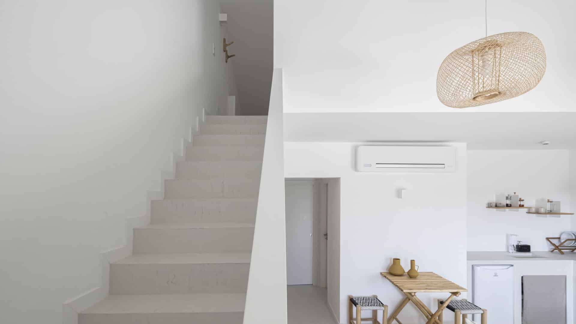 Treppe im Wohnraum im Monte do Olival