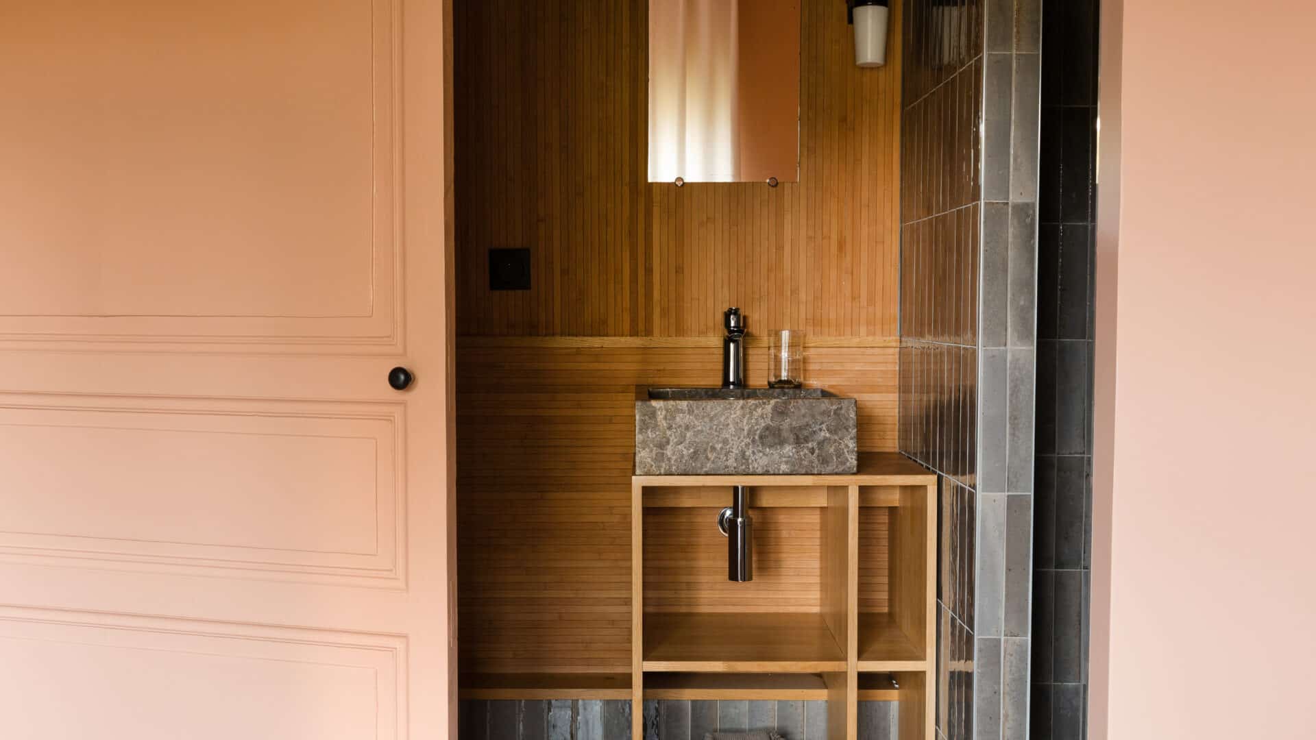 Badezimmer im Moulin Moulin