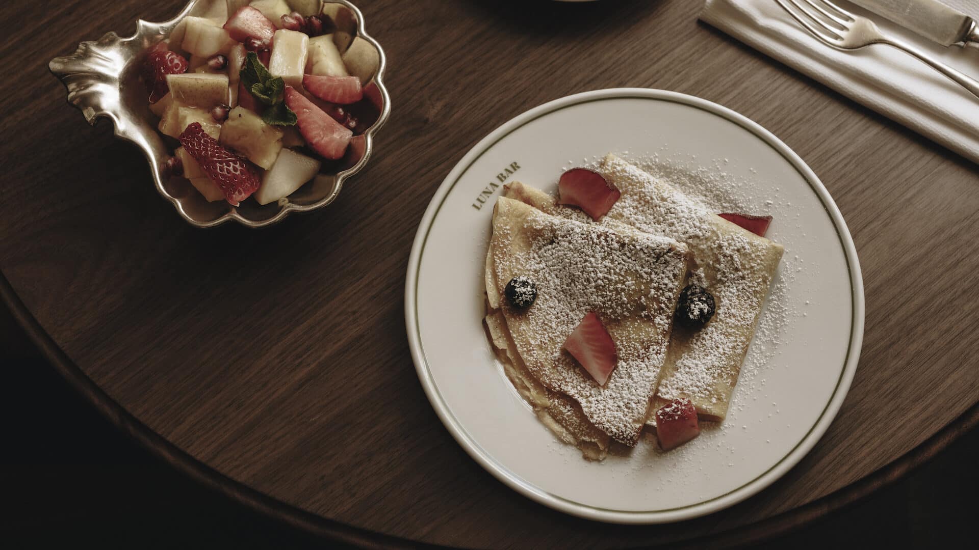 Frühstücks-Crepes im Parkhotel Mondschein