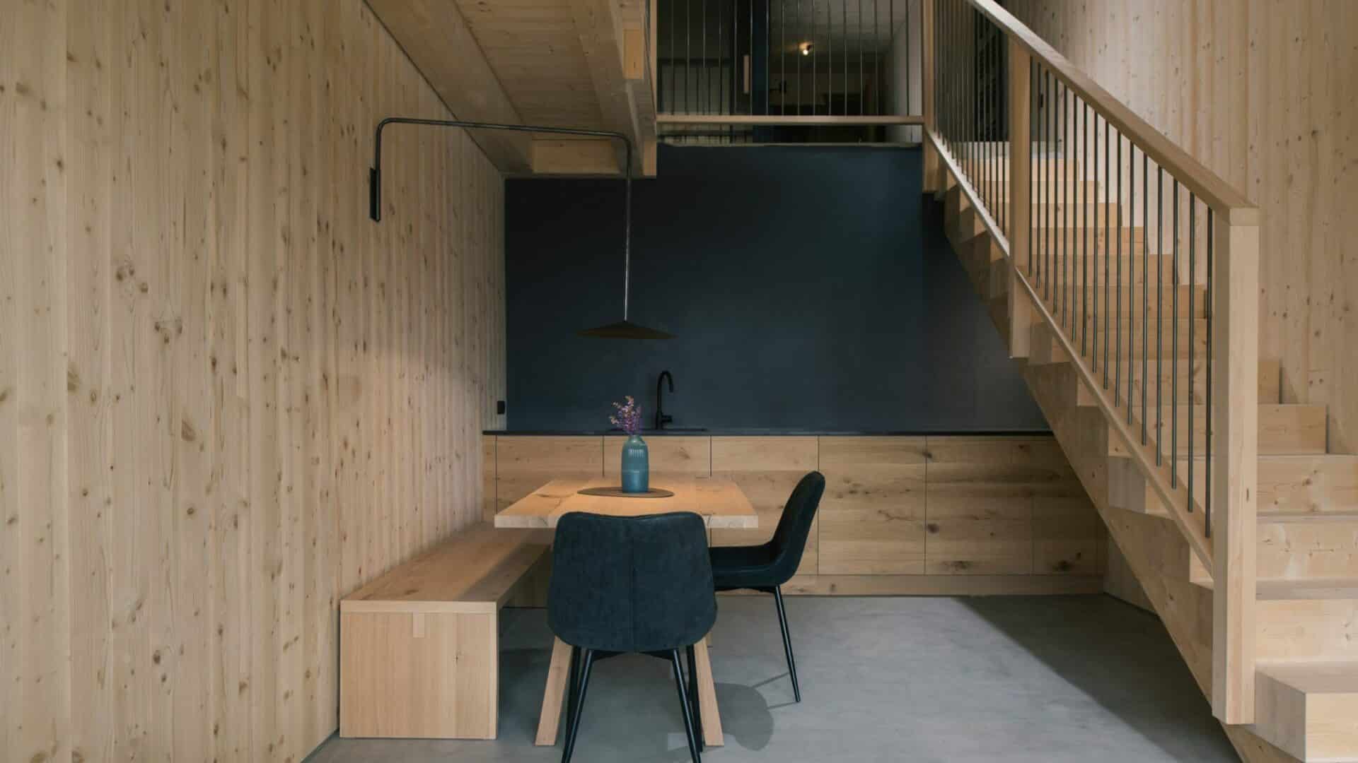 anders mountain suites, view into the apartment