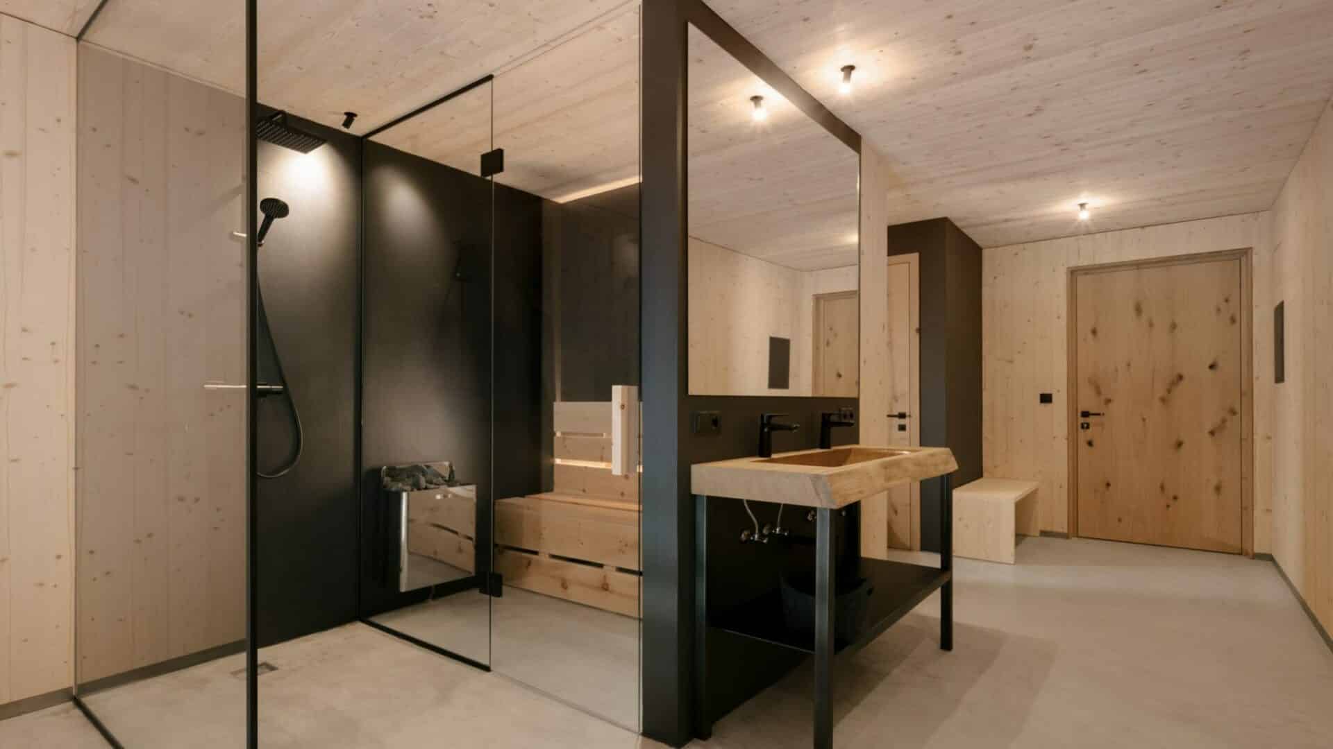 different mountain suites, bathroom