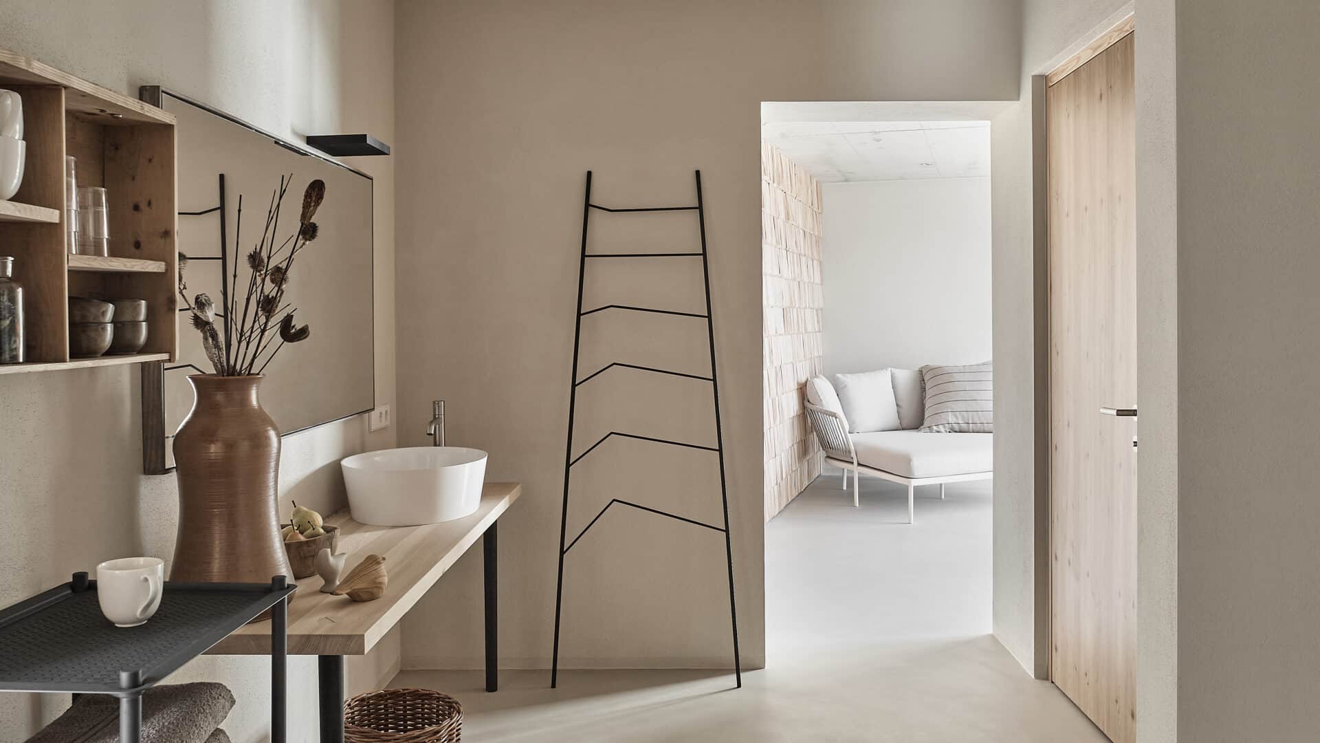 Badezimmer im Refugium Rochus