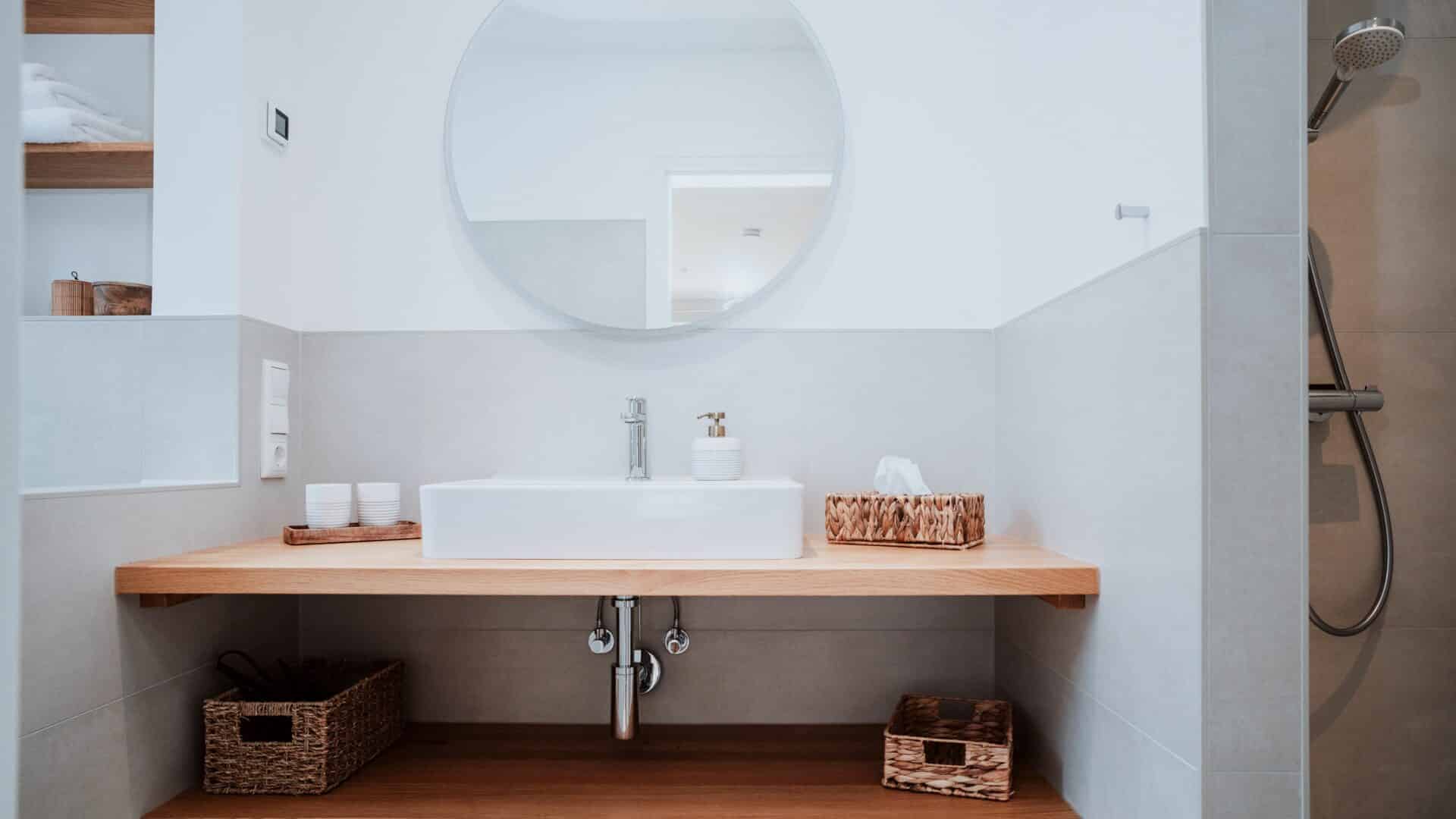 Badezimmer im Spreewaldhaus