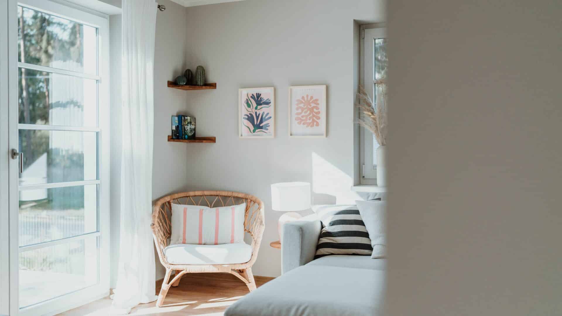 Wohnzimmer im Spreewaldhaus