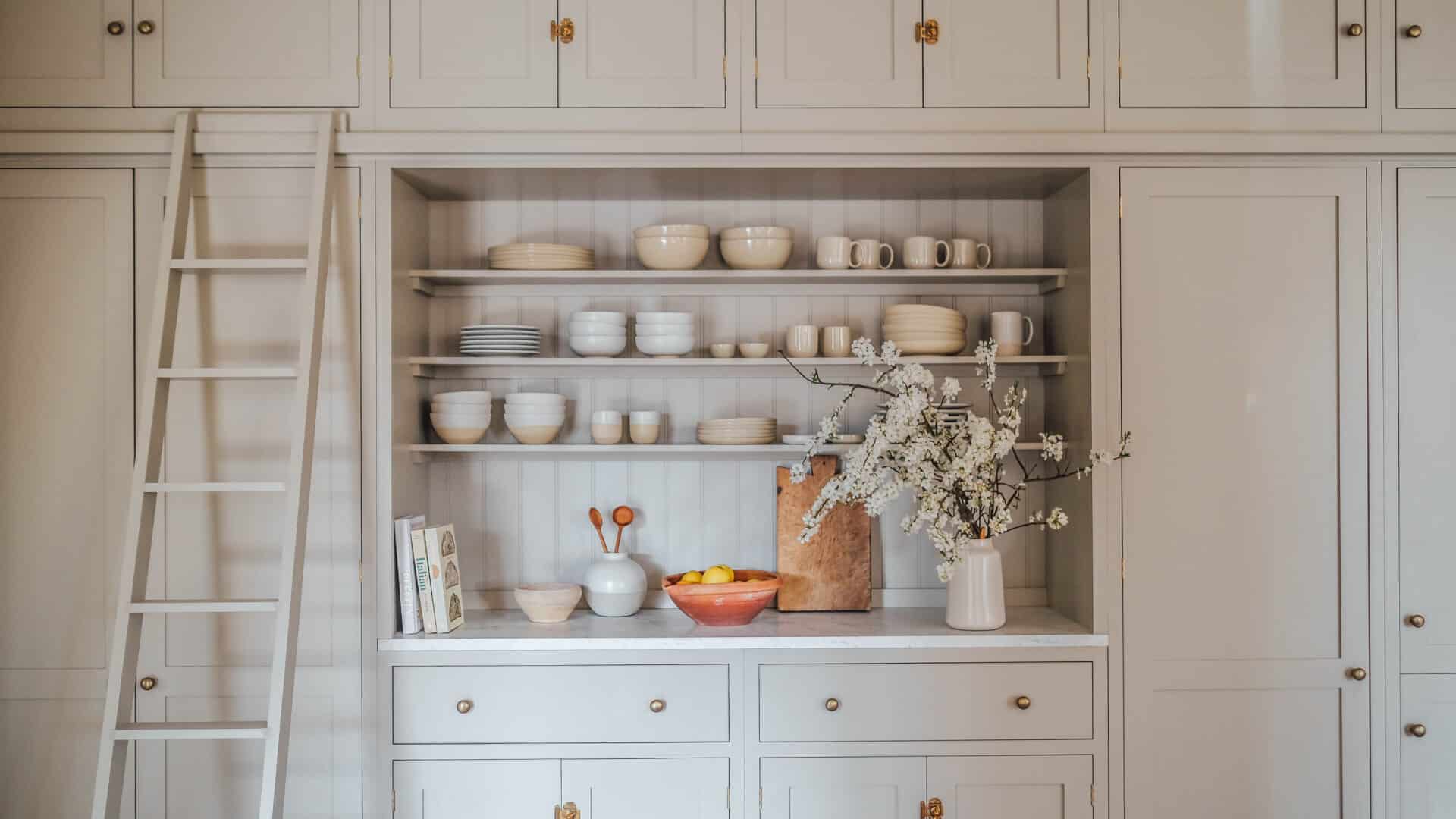 St Oak Kitchen Pantry Wall