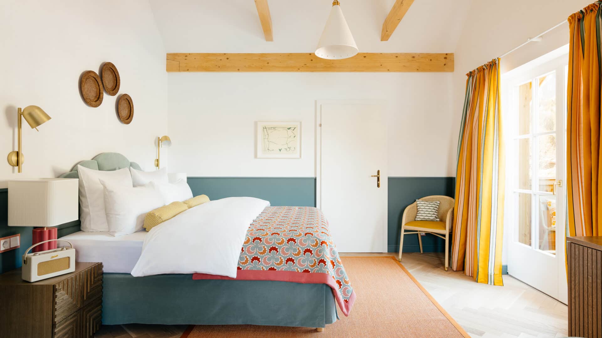 Doppelzimmer in der Villa Alma