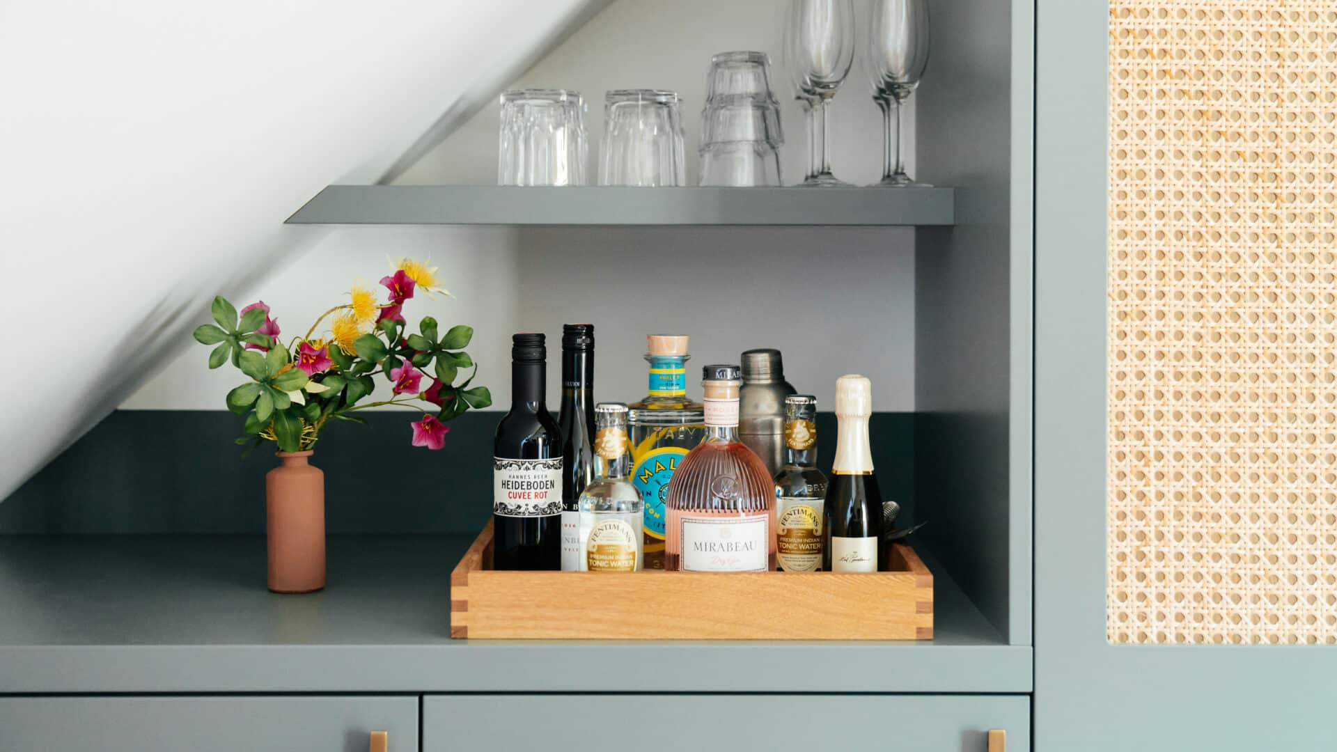 Honesty Bar in der Villa Alma