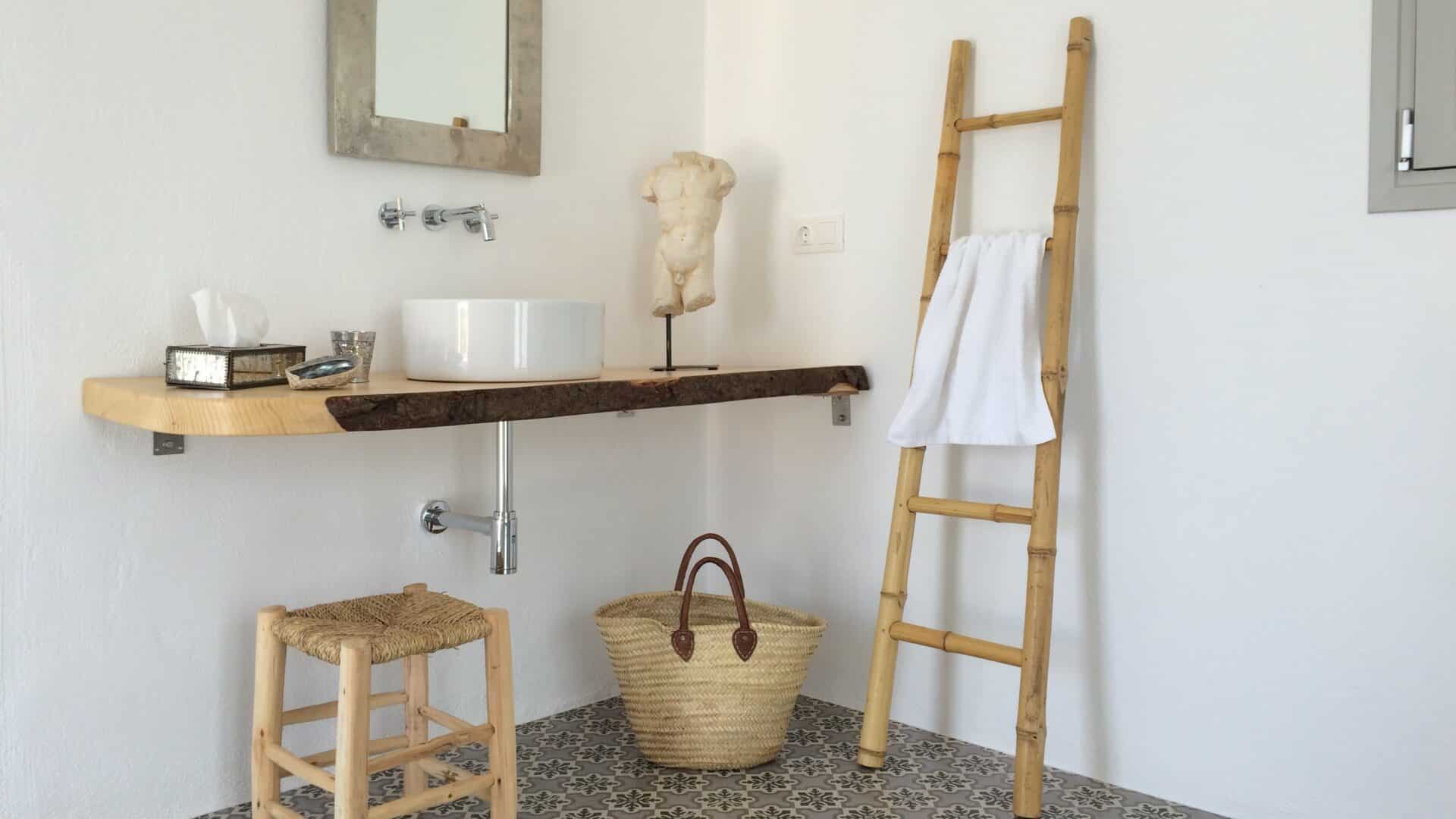 Badezimmer in der Villa Zoé
