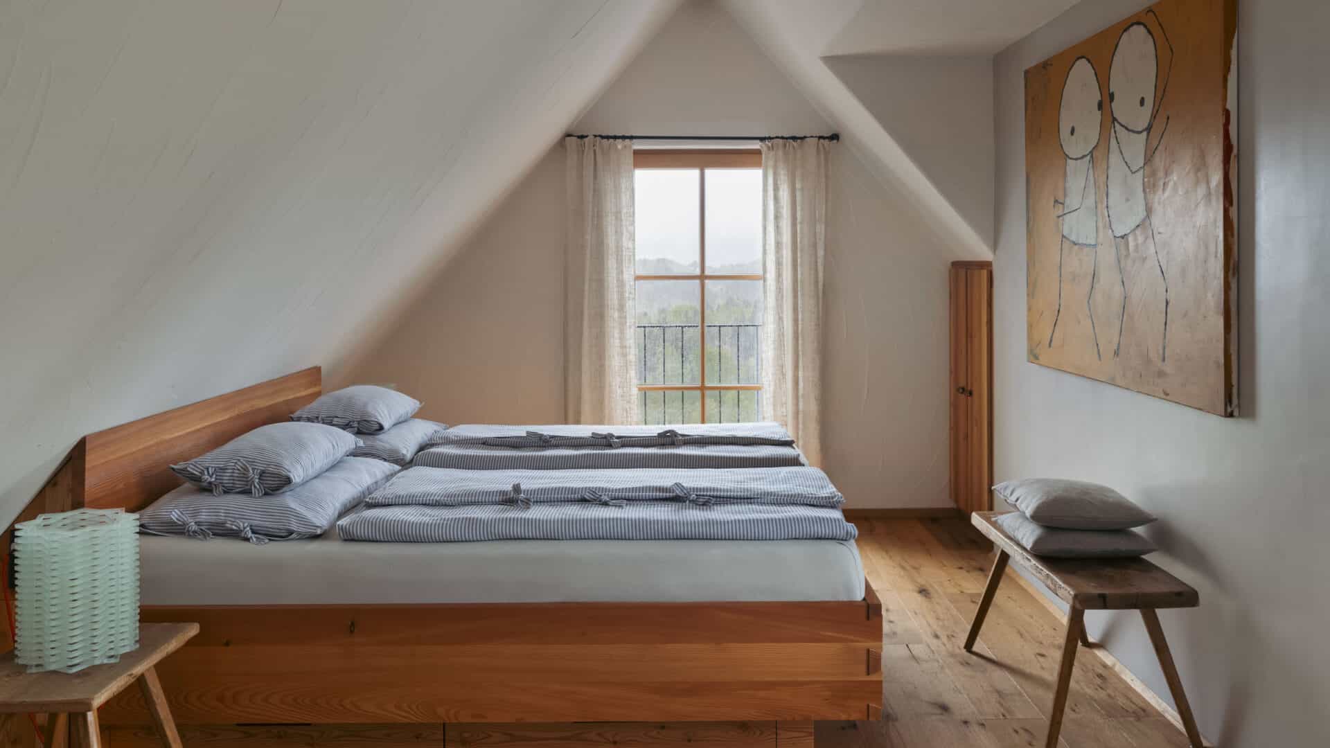 Doppelzimmer mit Bett, am Wildbachberg