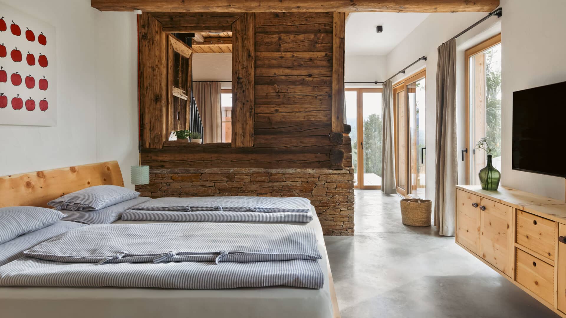 Wohnzimmer mit Doppelzimmer, Am Wildbachberg