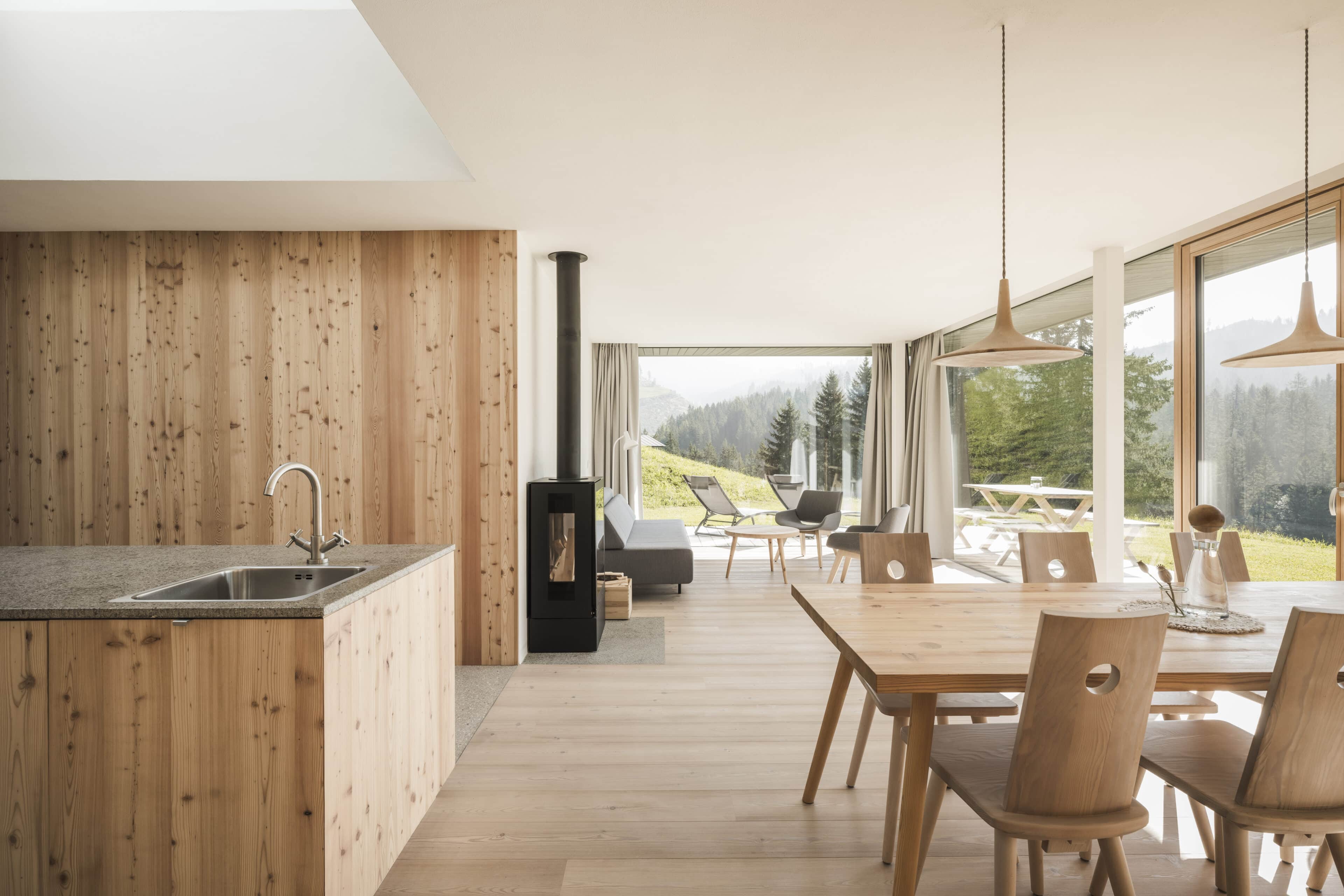 Wohnzimmer Lodge Rosengarten